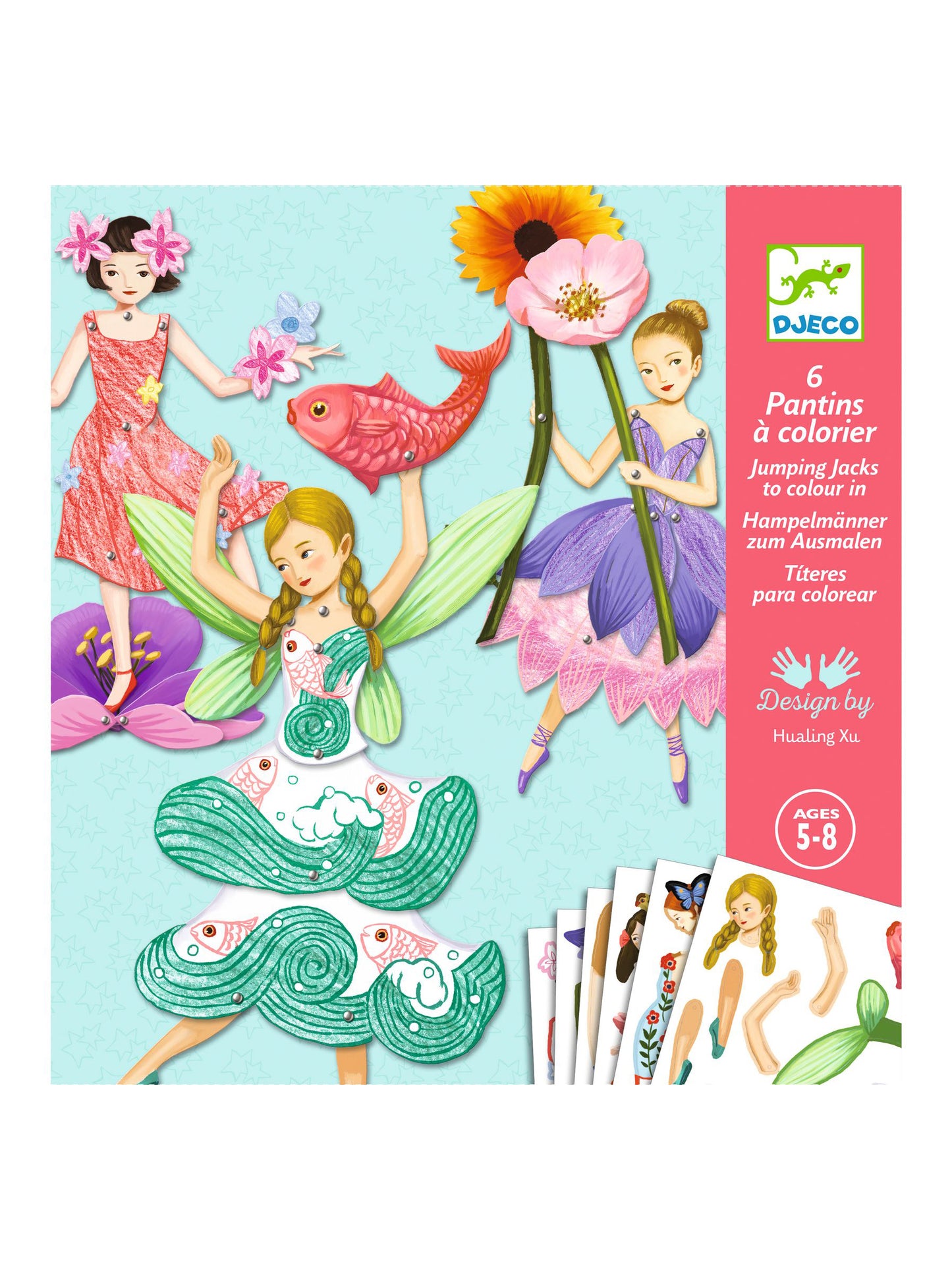 Fairies Puppet Colouring