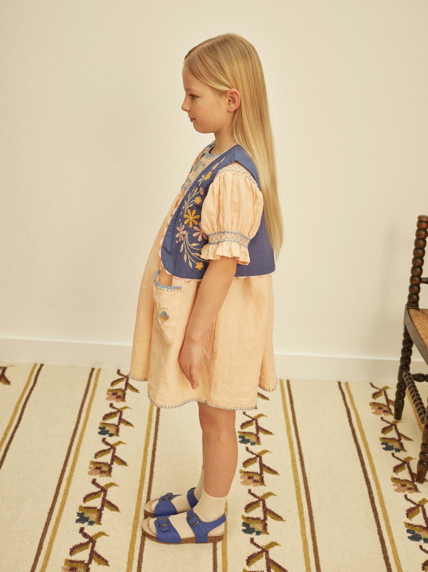 Dora Dress - Satin Pink