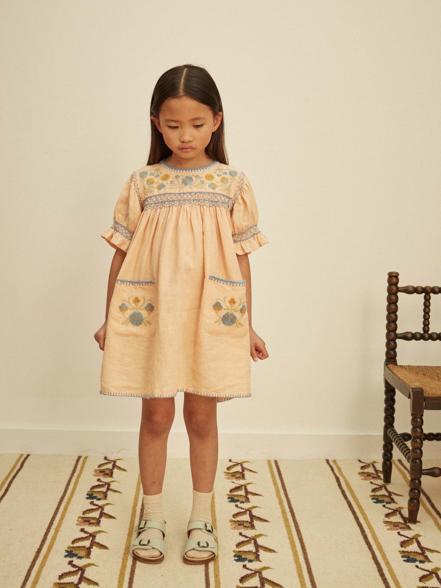 Dora Dress - Satin Pink