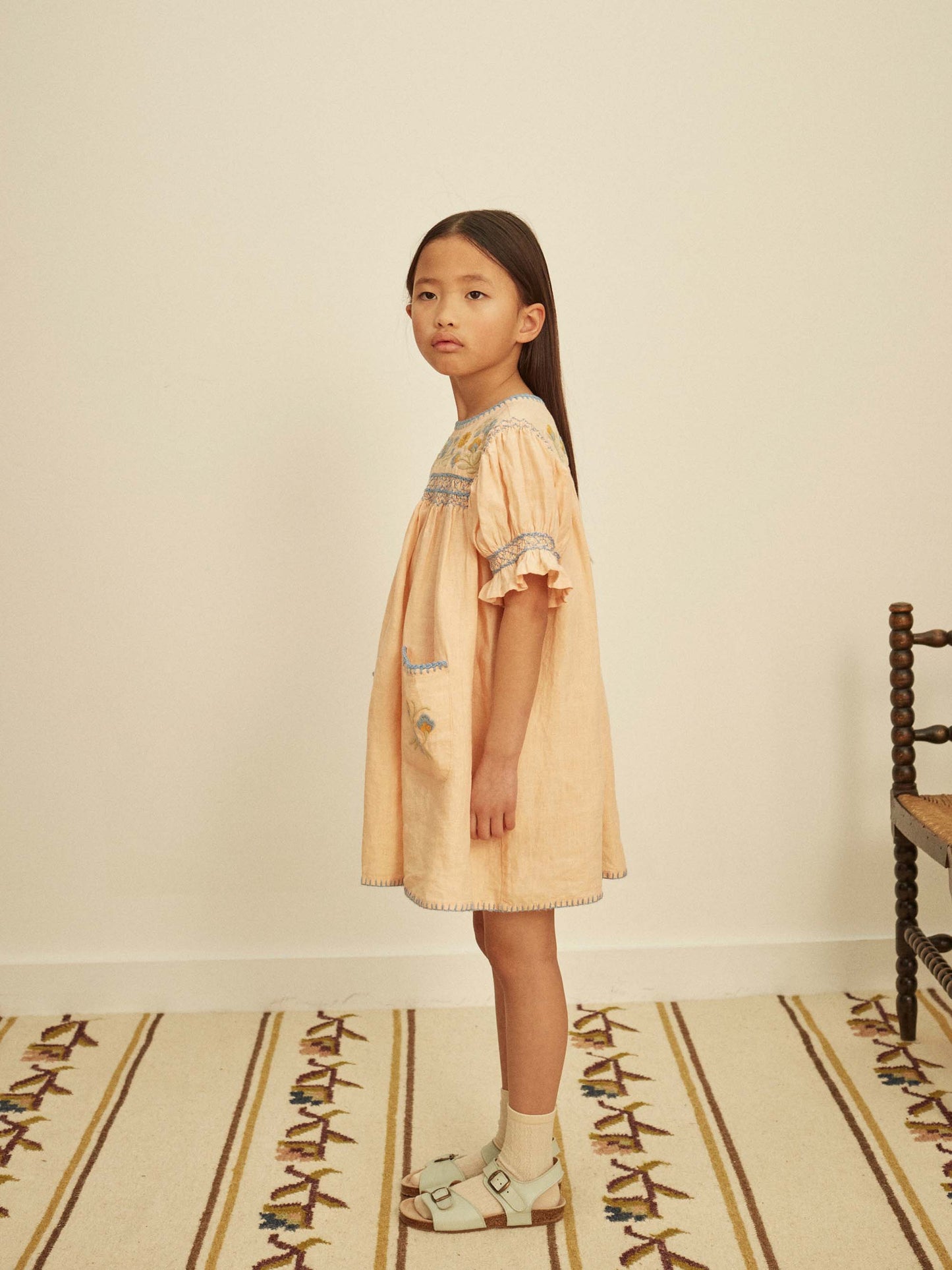 Dora Dress - Satin Pink