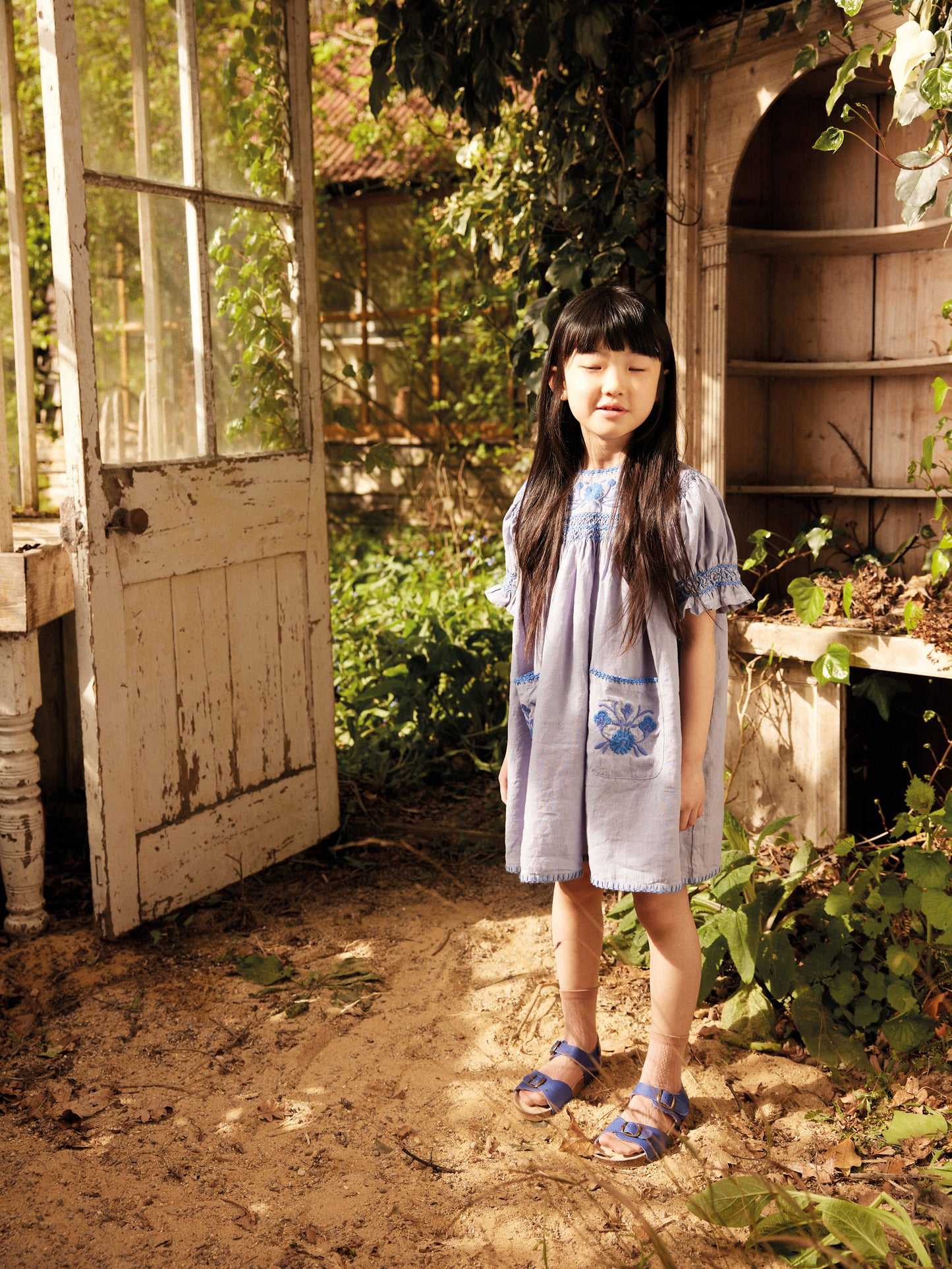 Dora Dress - Blue-lilac