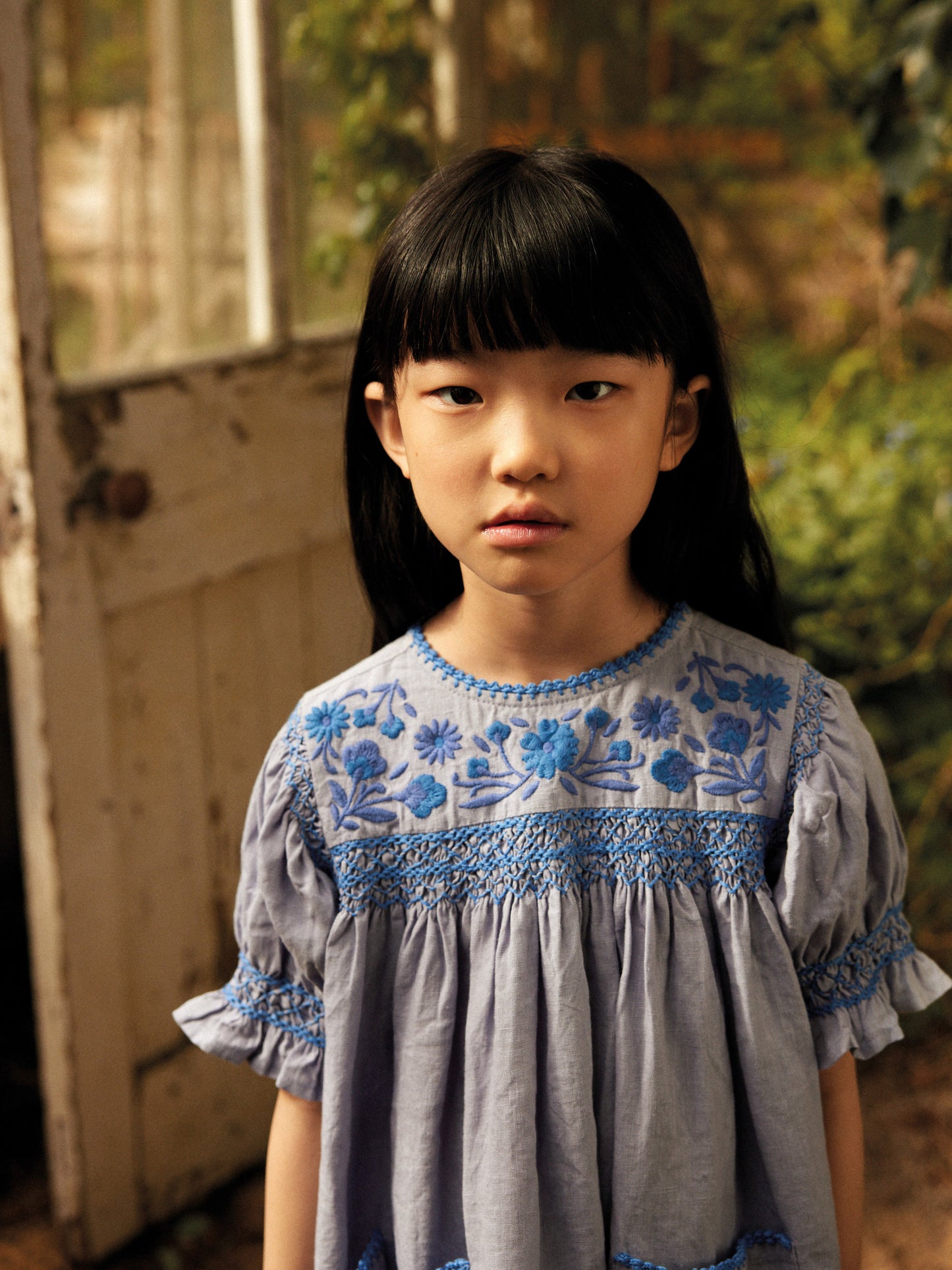 Dora Dress - Blue-lilac