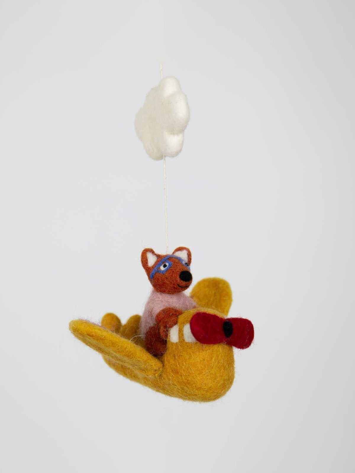 Mouse in an Airplane Mobile