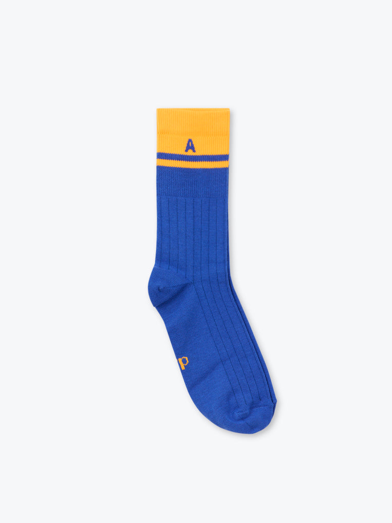 Cobalt & Orange AP Socks