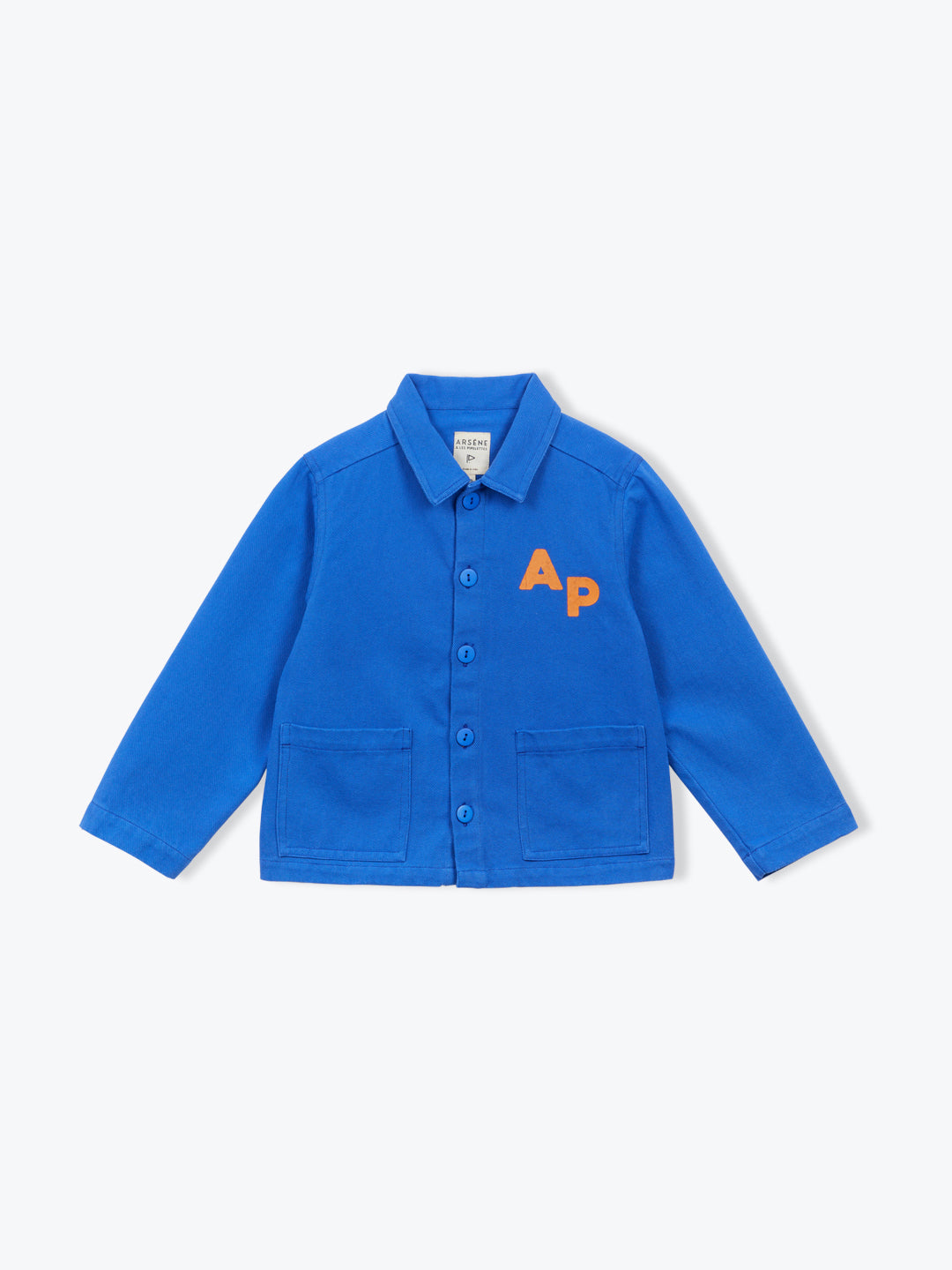 Cobalt Rustic Cotton Kids Jacket