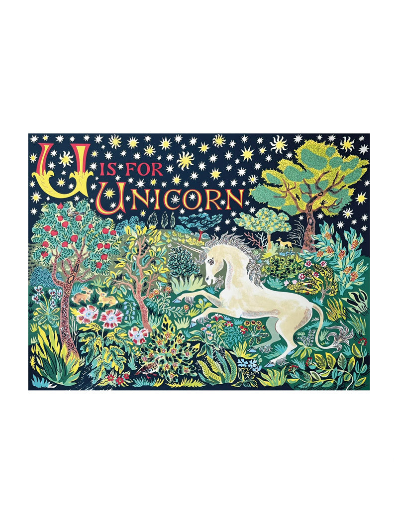 U for Unicorn Card