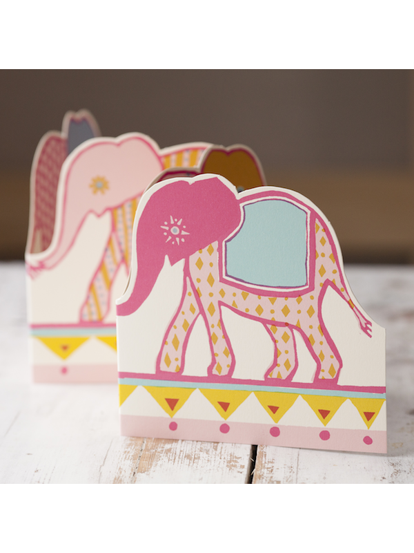 Carnival of the Elephants Concertina Card