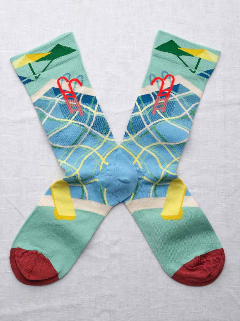Mint Pool Socks