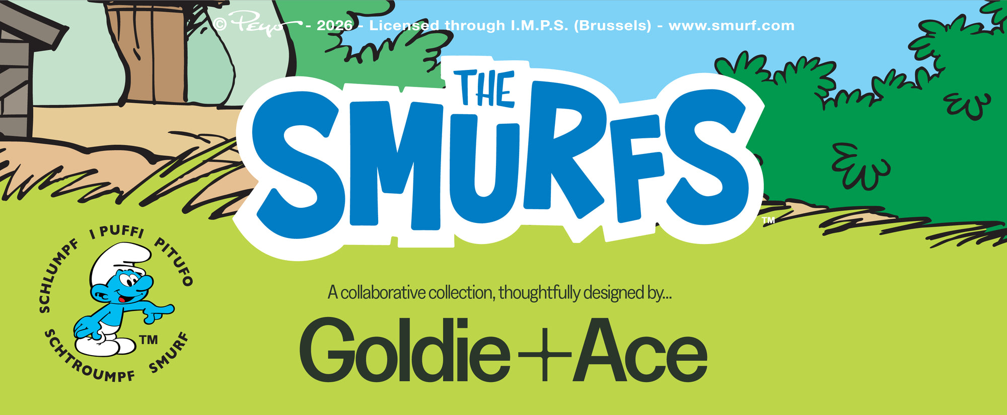 The Smurfs and Goldie and Ace Collaboration Kids Fashion Clothes