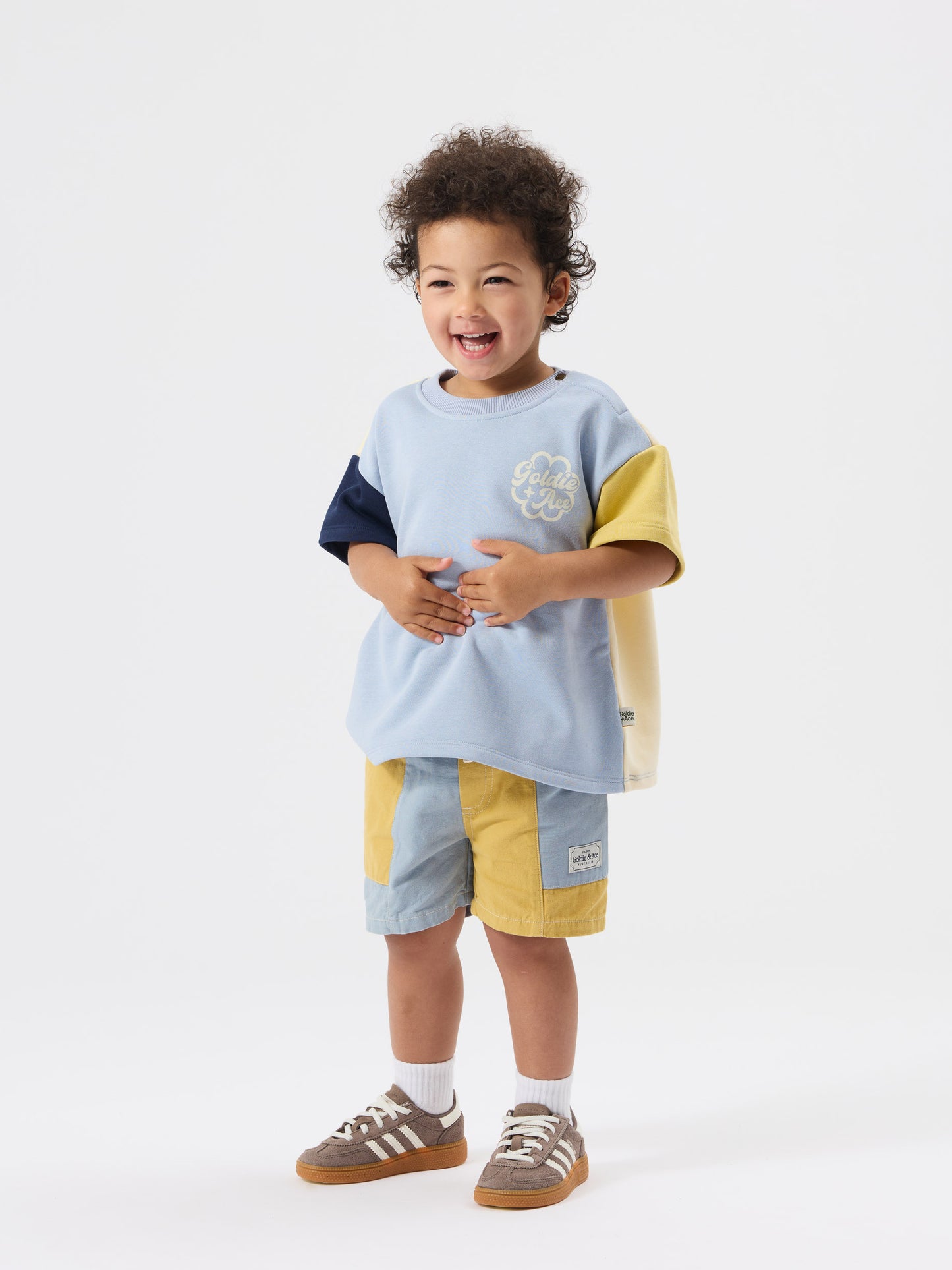 Sky & Butter Patchy Pocket Short