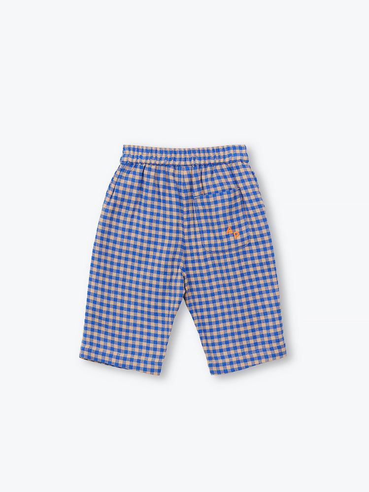 Cobalt Blue Vichy Baby Trousers