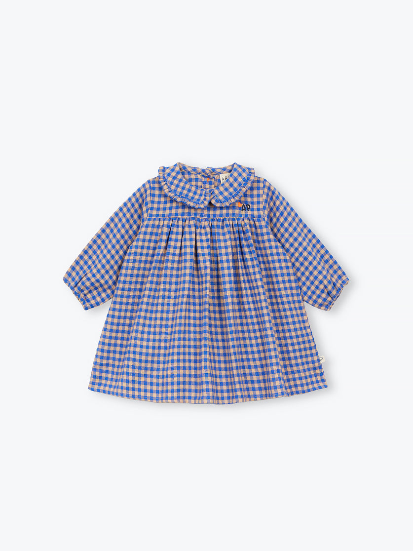 Cobalt Blue Vichy Baby Dress