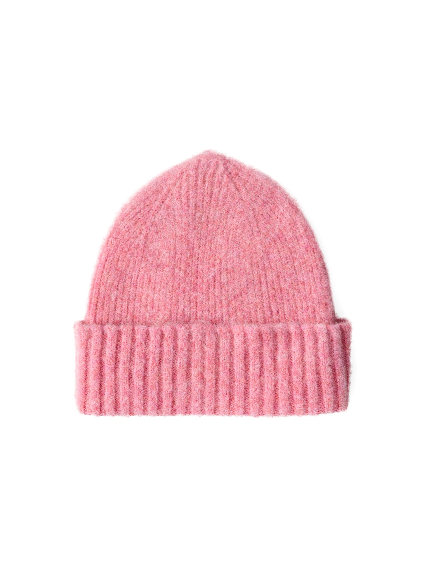 Pink Brushed Wool Hat