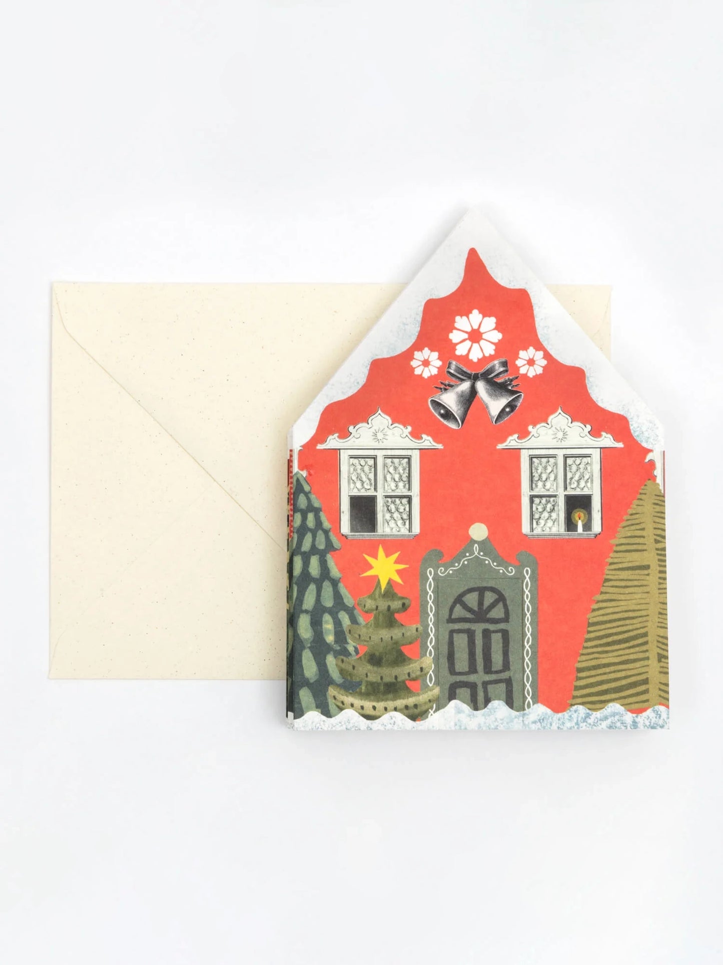 Christmas Houses Concertina Card