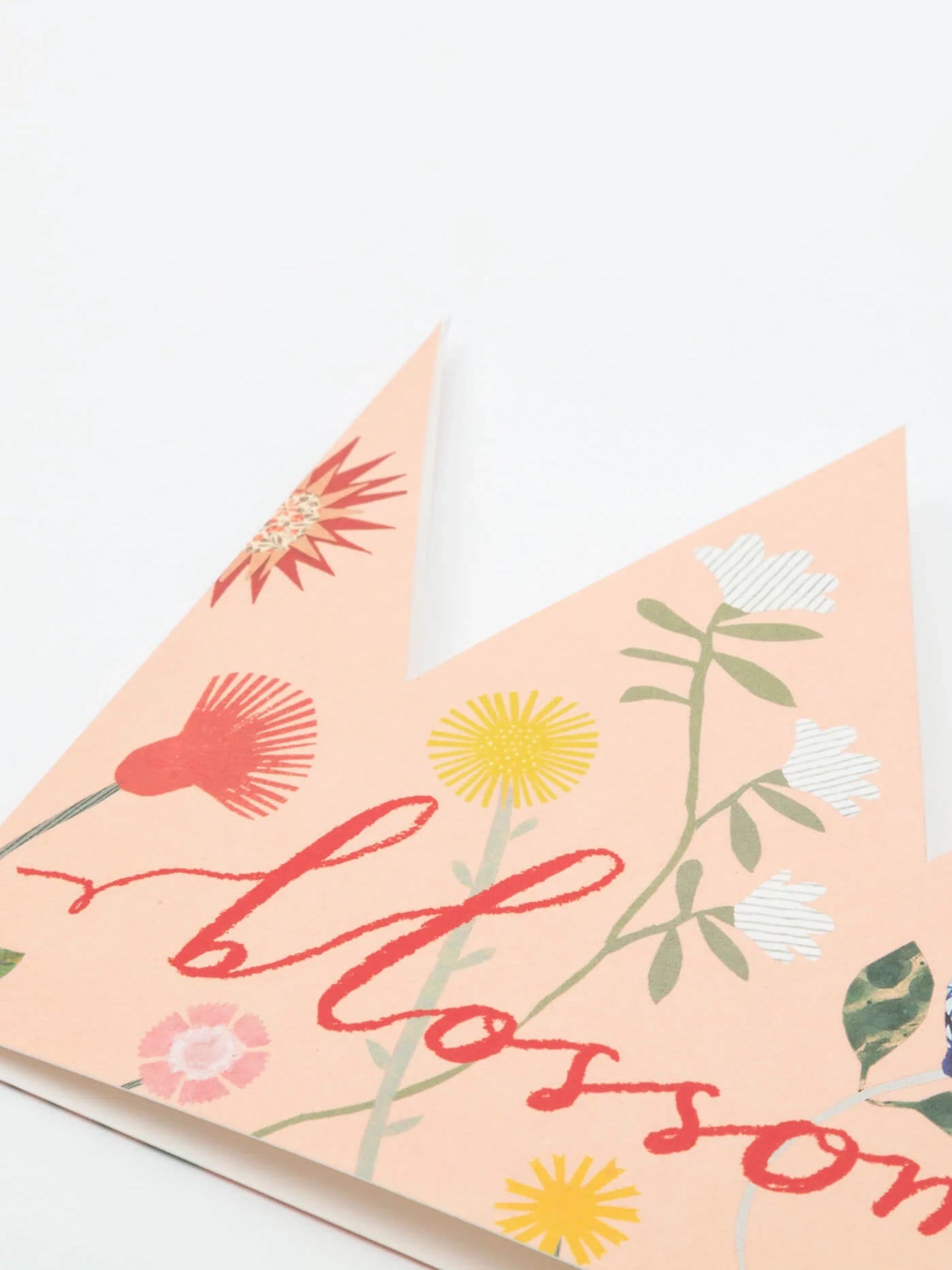 Blossoming Party Hat Card