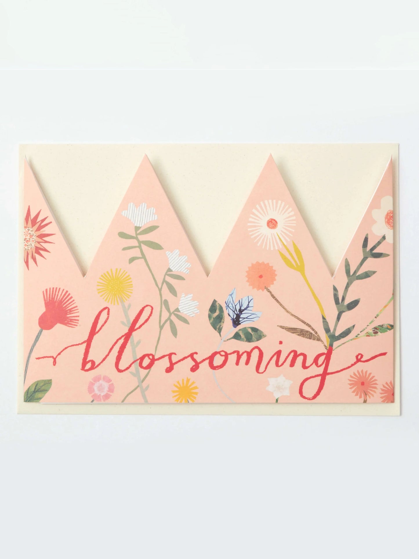 Blossoming Party Hat Card