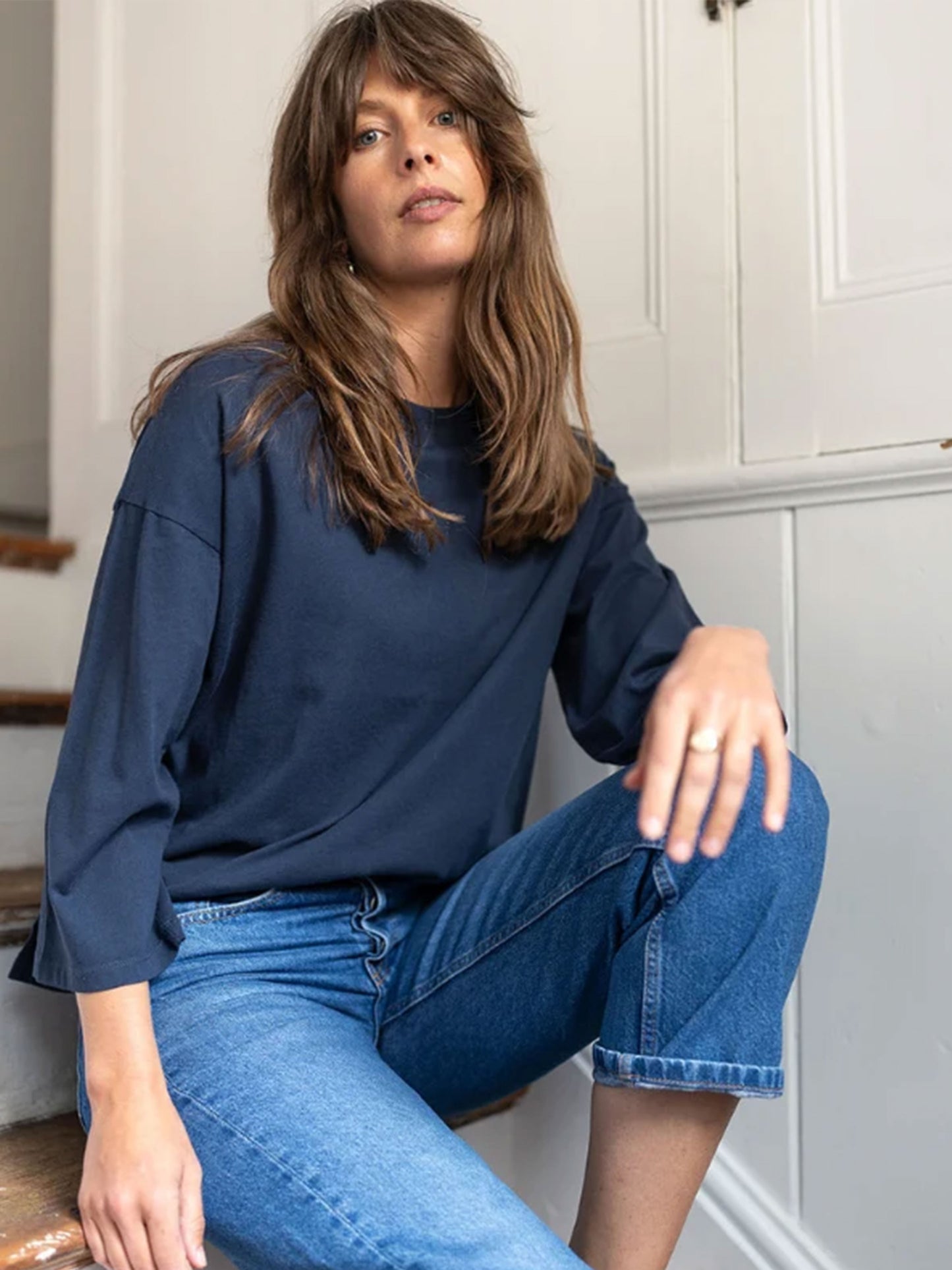 Erin Navy T-Shirt