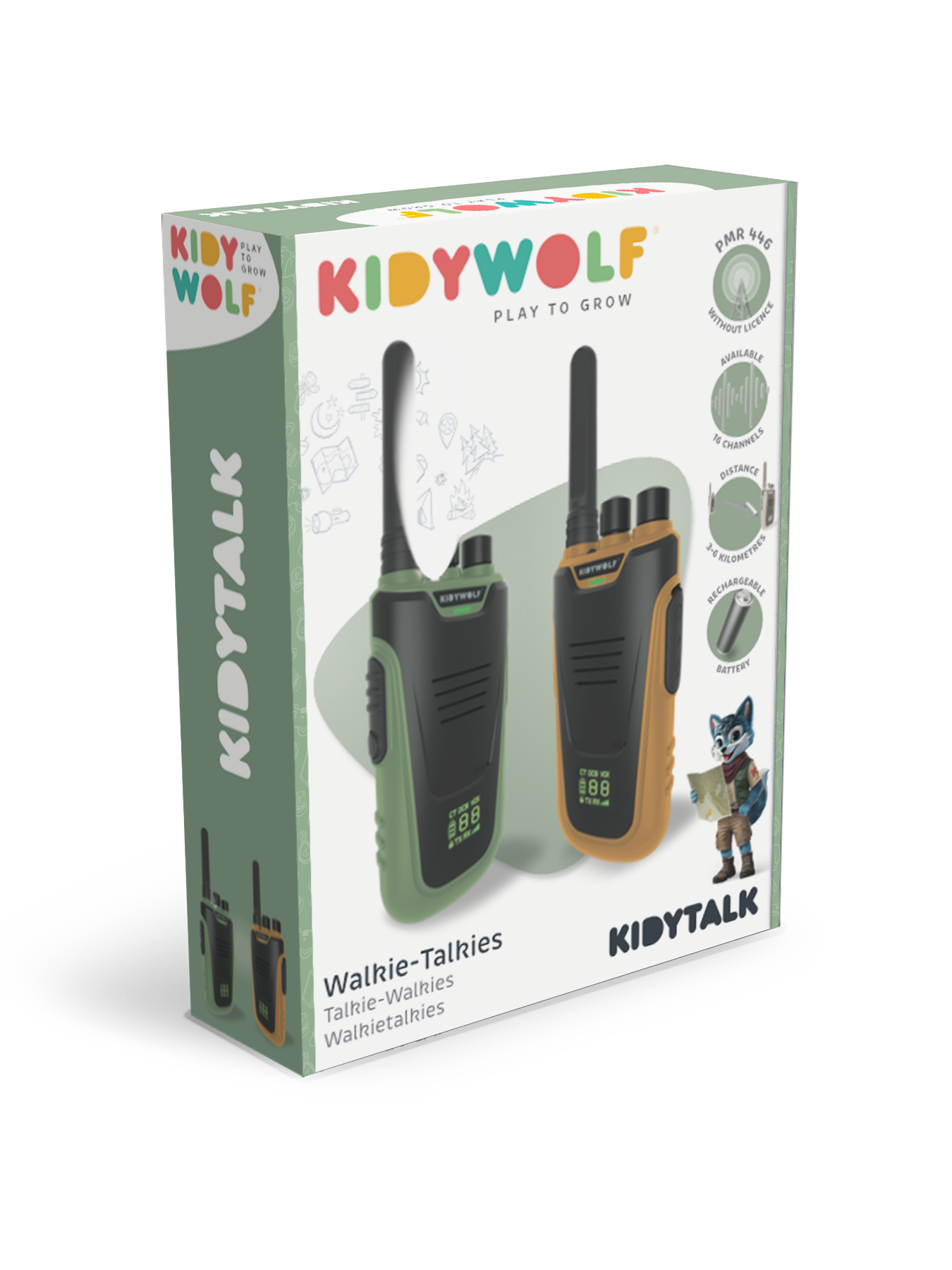 KIDYTALK Long Range Walkie-Talkies