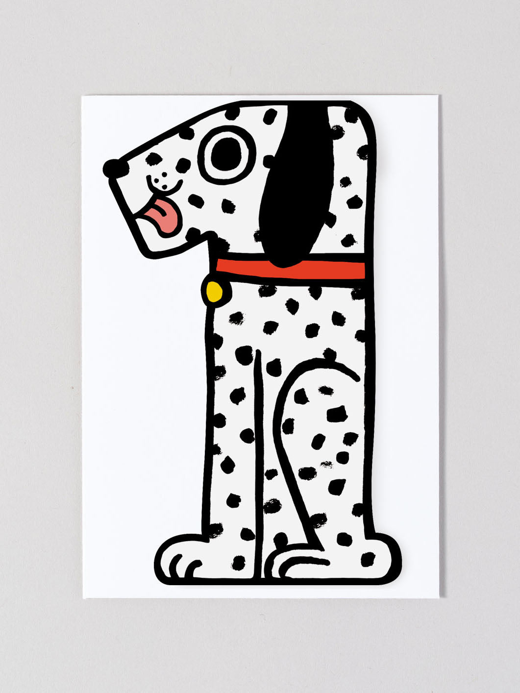 Dog 1st Birthday Card