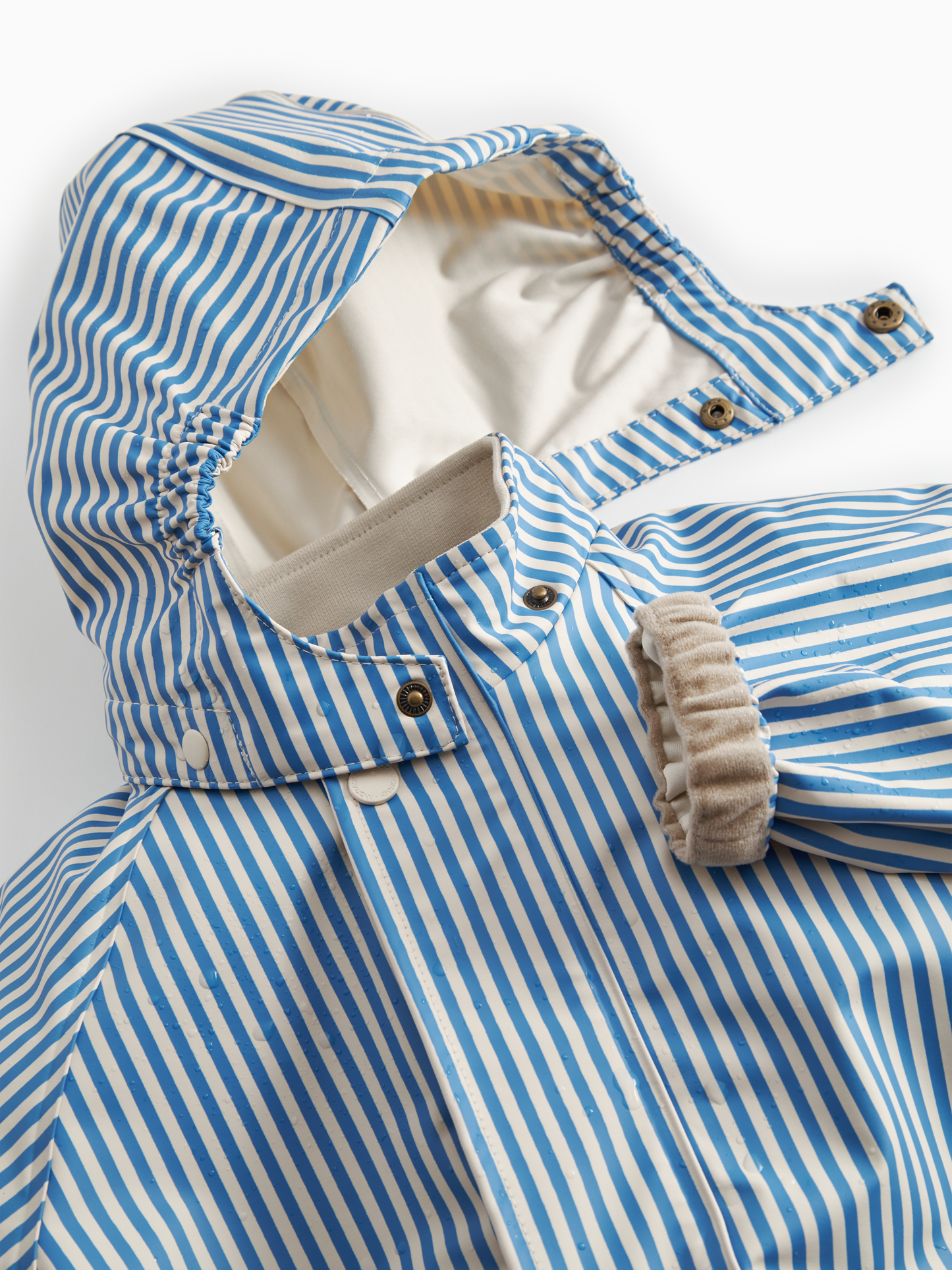 Blue Stripe Oddy Rainwear Set