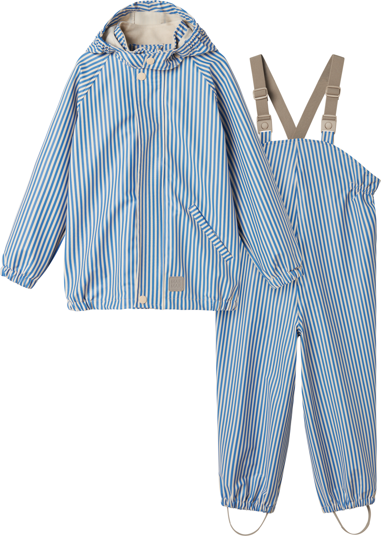 Blue Stripe Oddy Rainwear Set