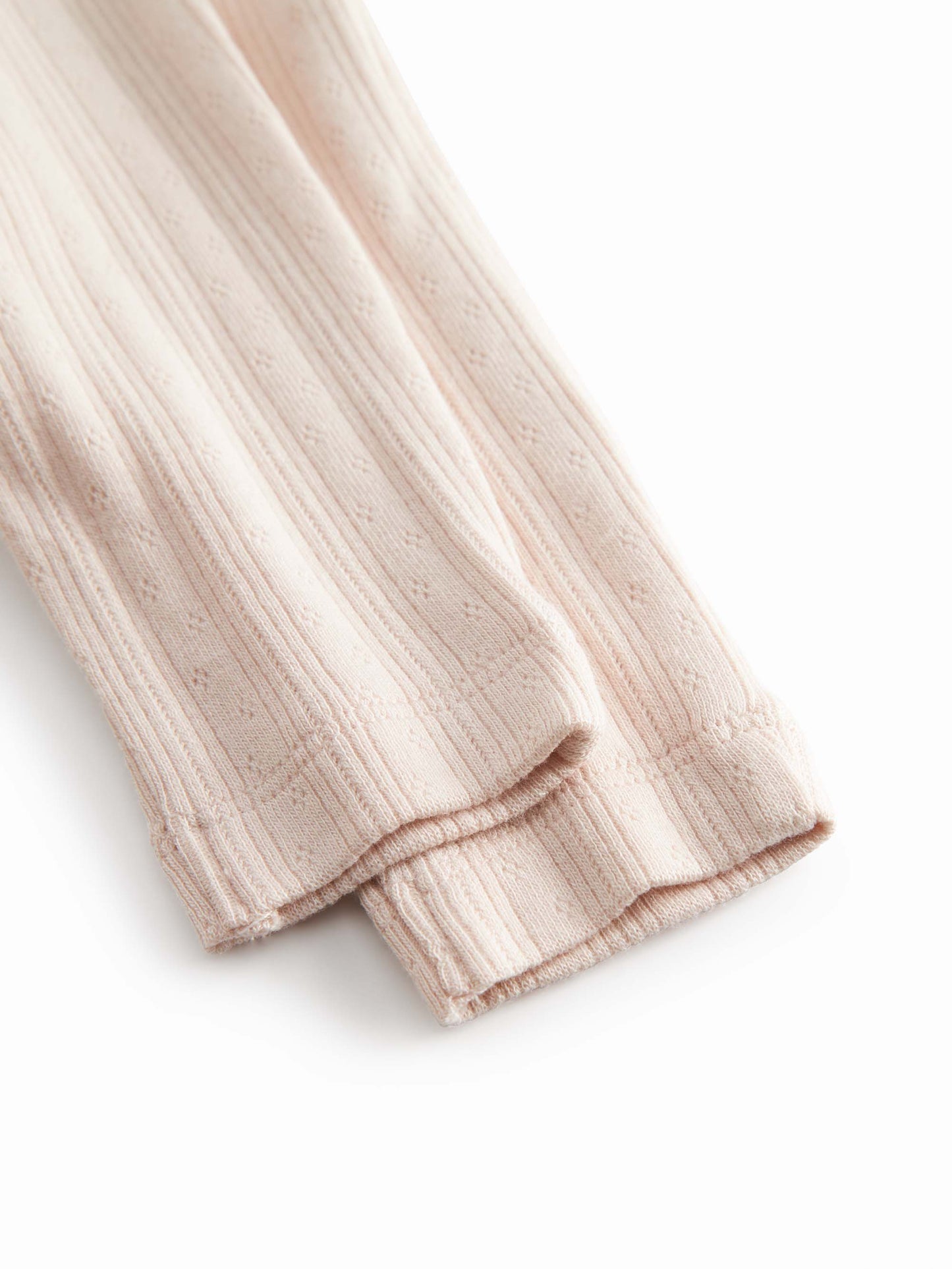 Misty Pink Pointelle Piva Leggings