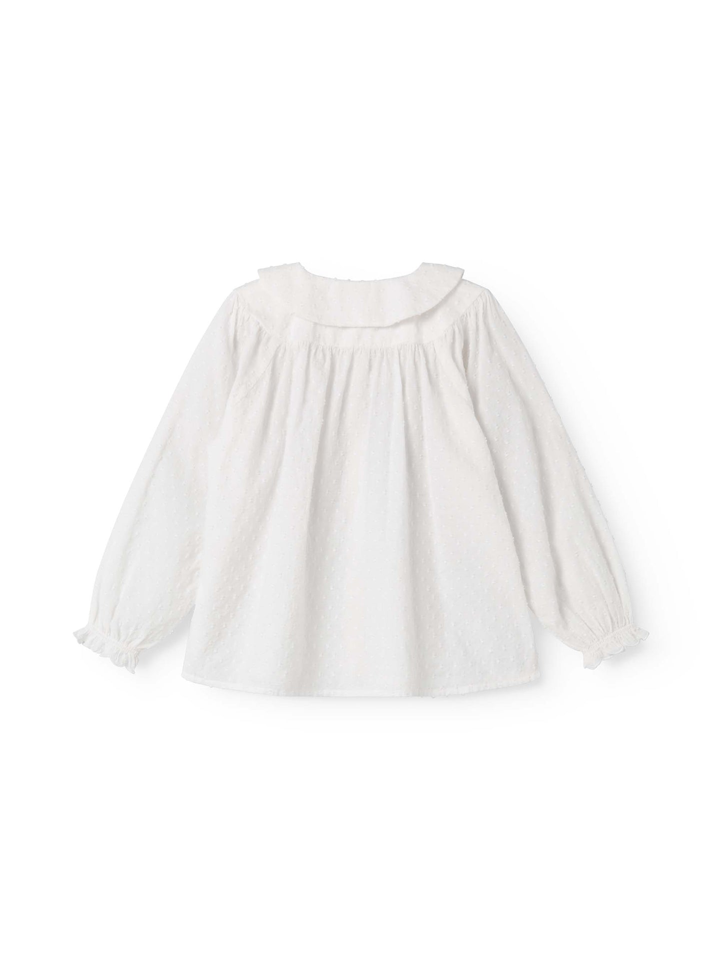 White Dobby Trissy Blouse