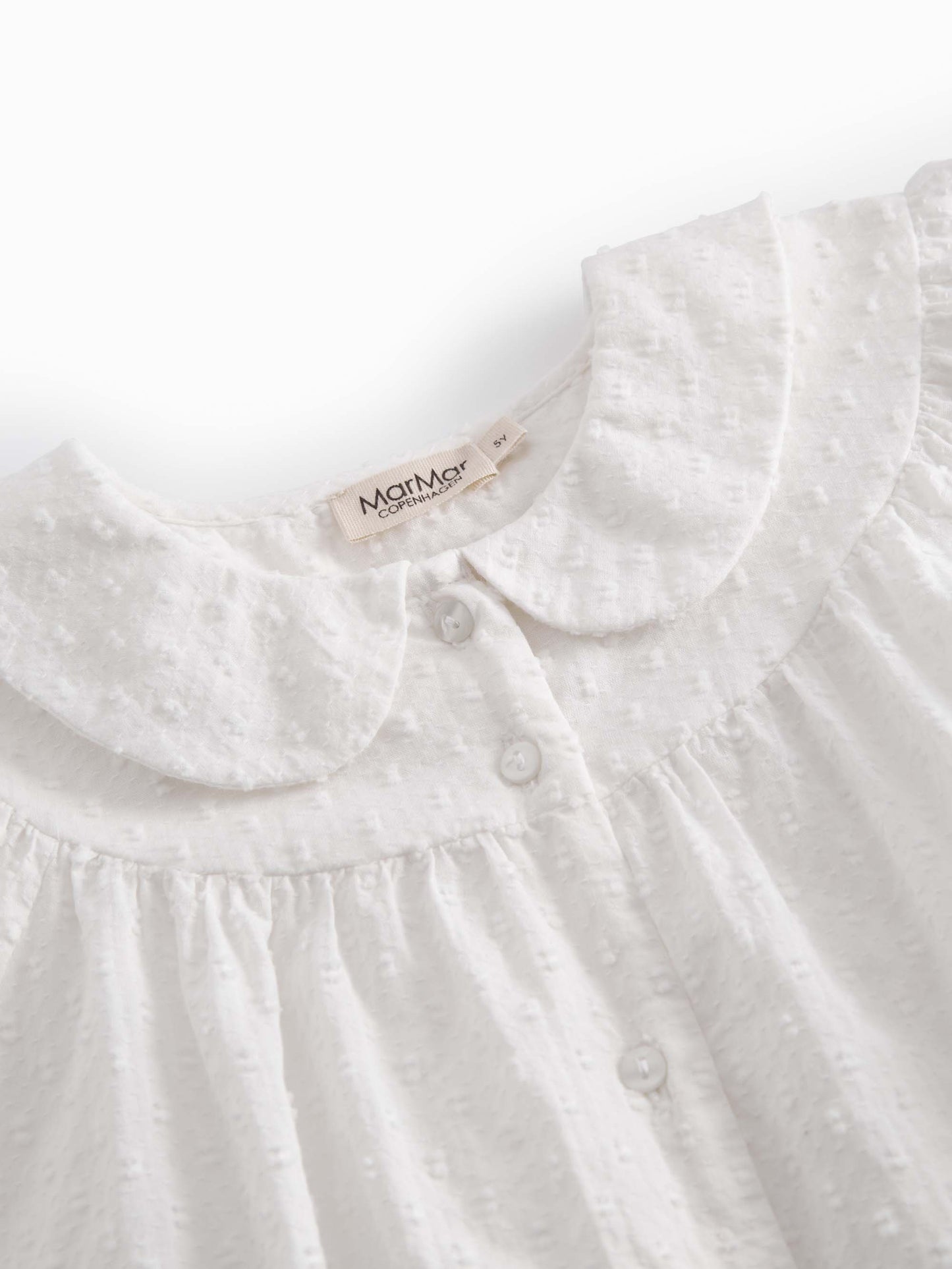 White Dobby Trissy Blouse