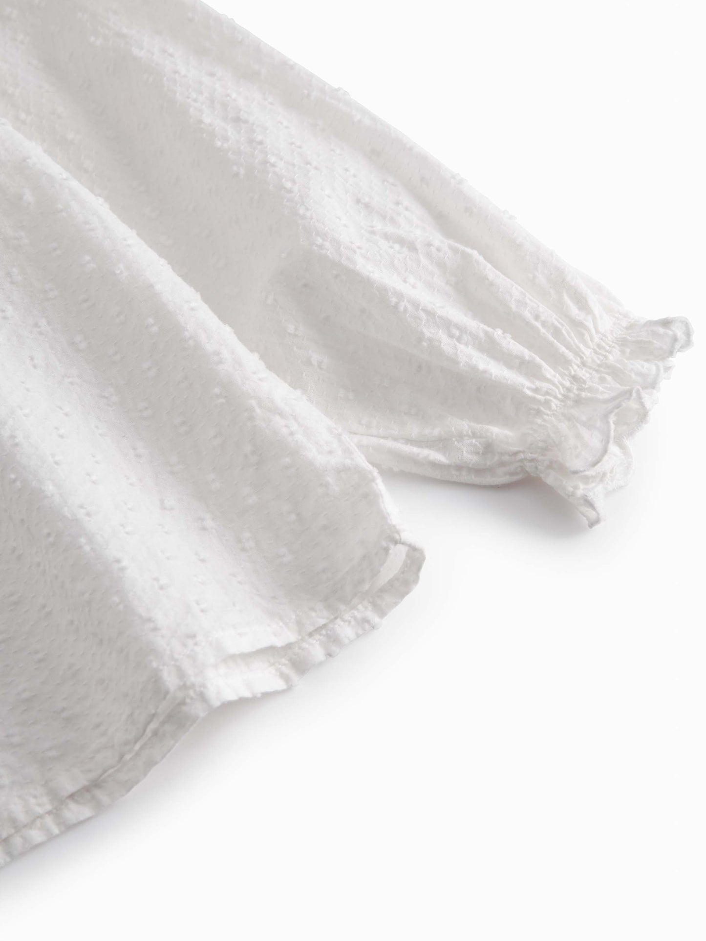 White Dobby Trissy Blouse