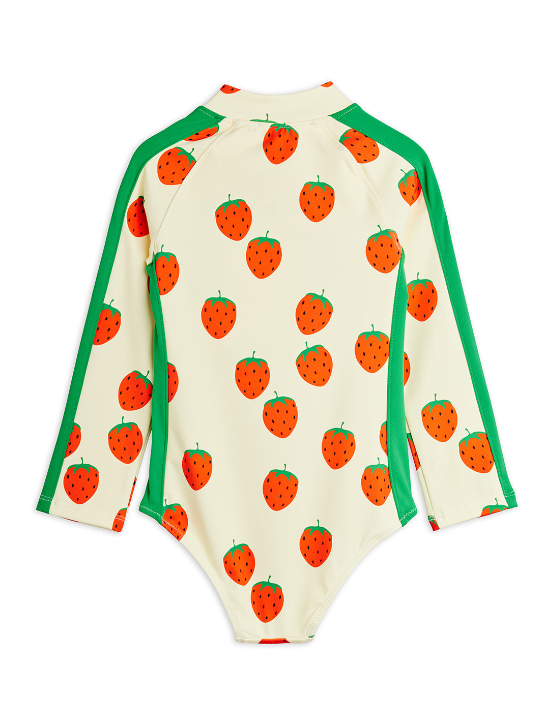 Strawberries AOP Long Sleeve UV Swimsuit