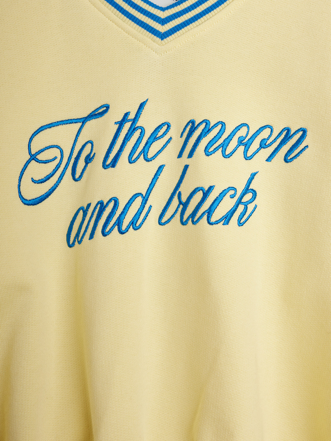 To The Moon Embroidered Sweatshirt