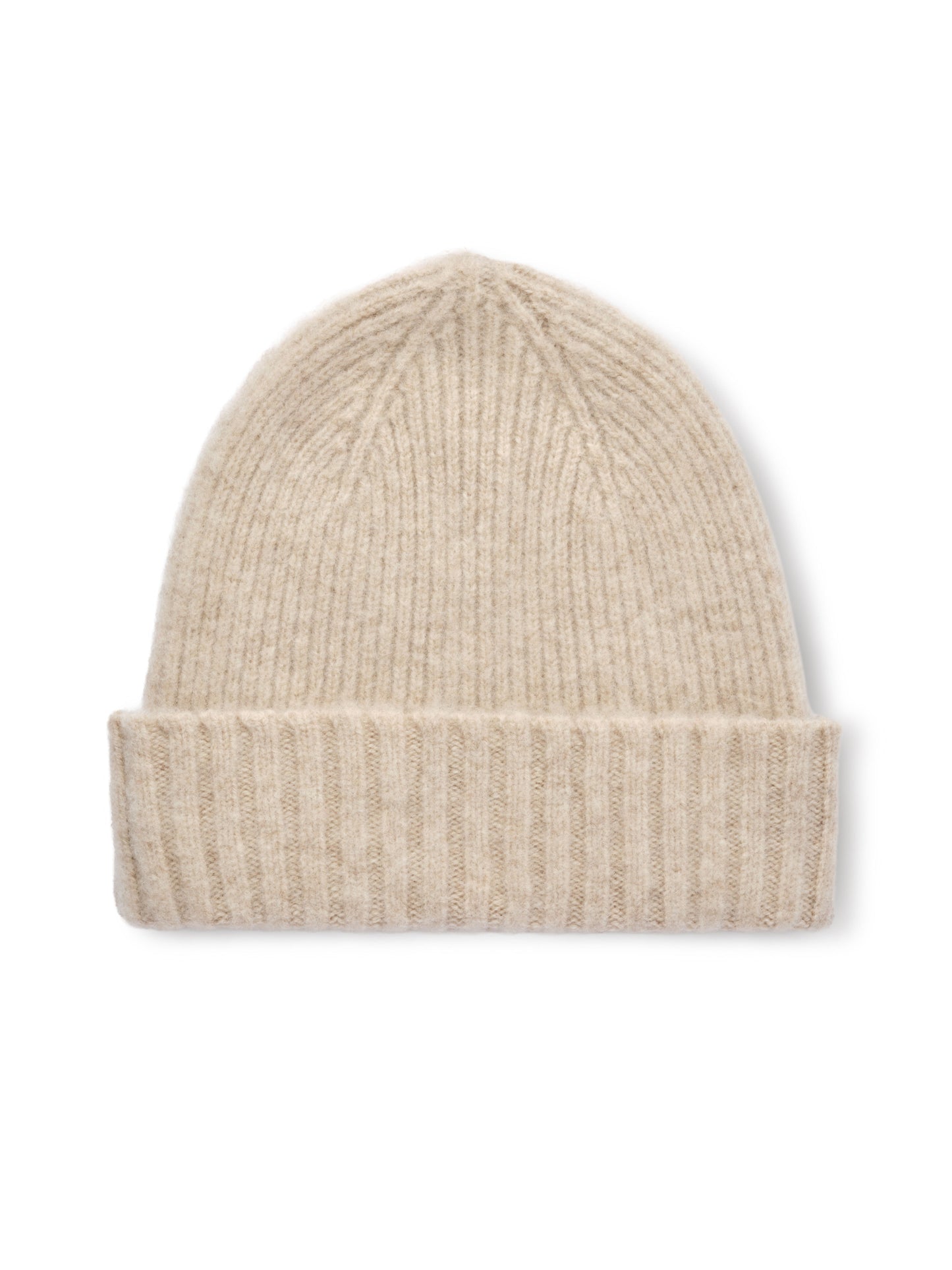 Natural Brushed Wool Hat