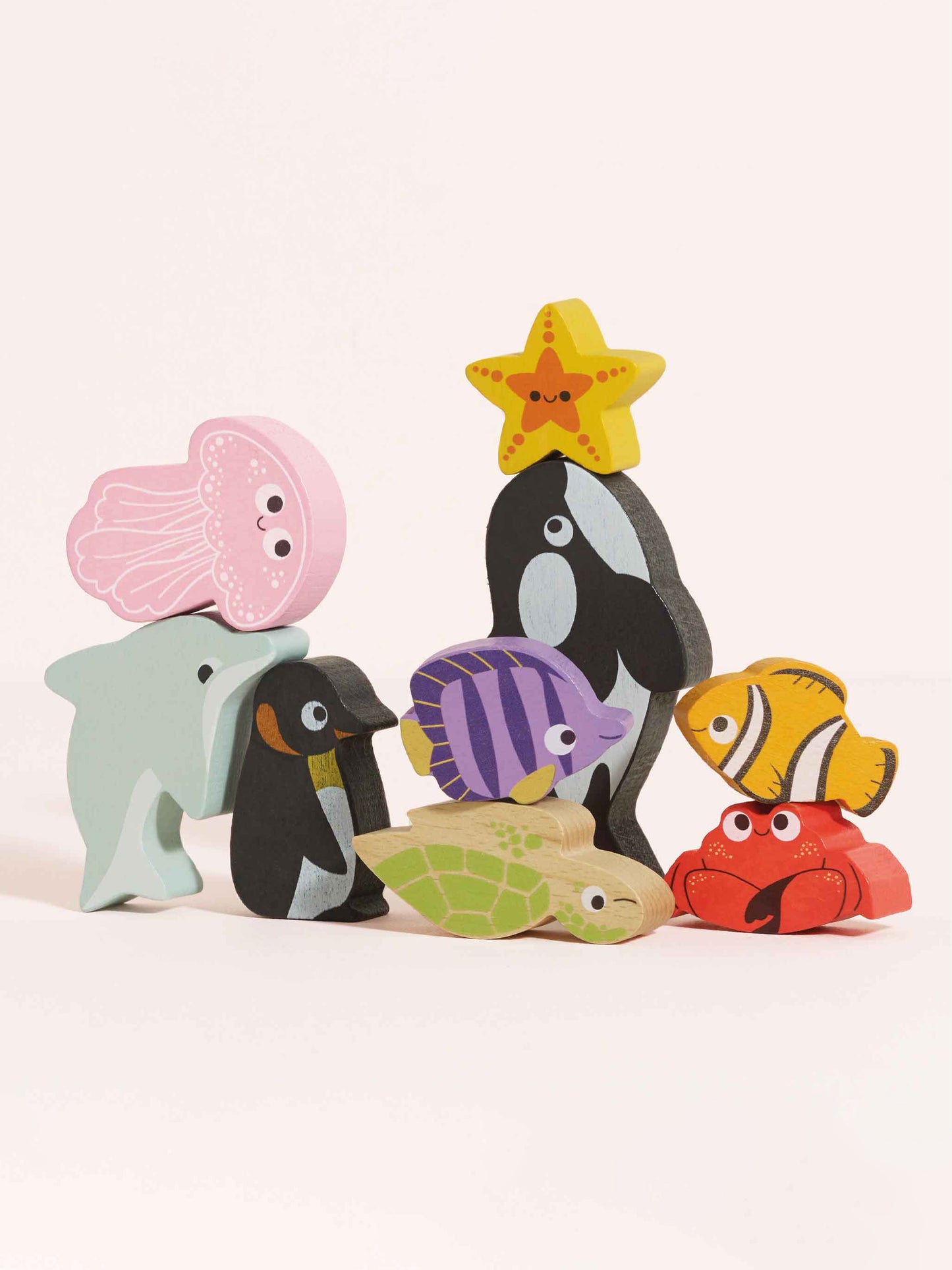 Ocean Life Stacking Animals & Bag