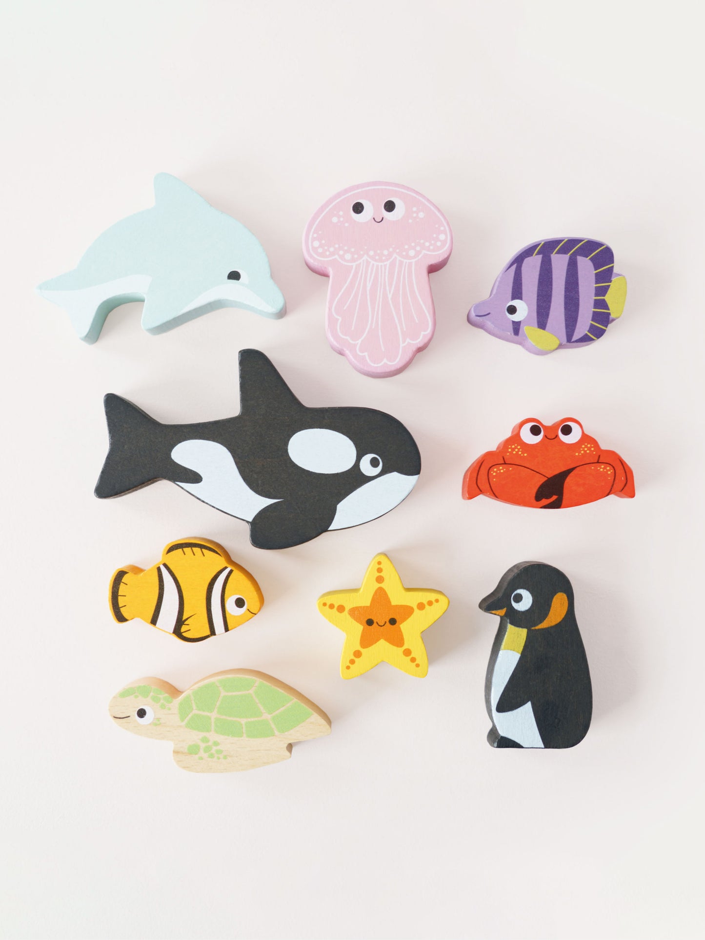 Ocean Life Stacking Animals & Bag