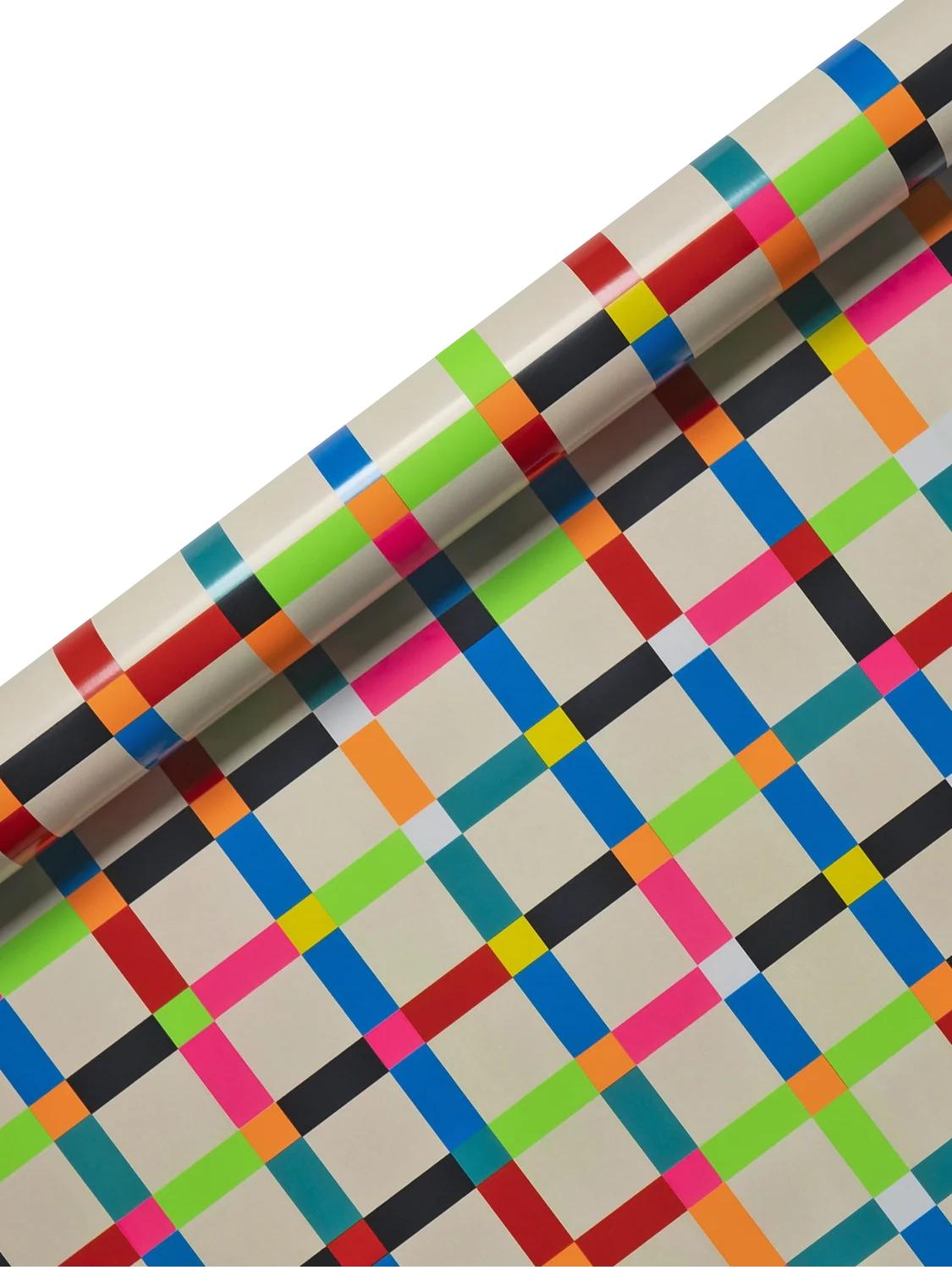 La Manmounia Check Roll Wrap