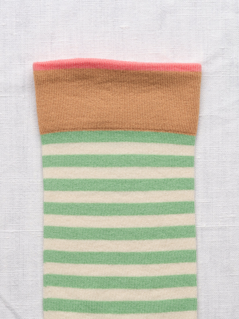 Lichen Striped Socks