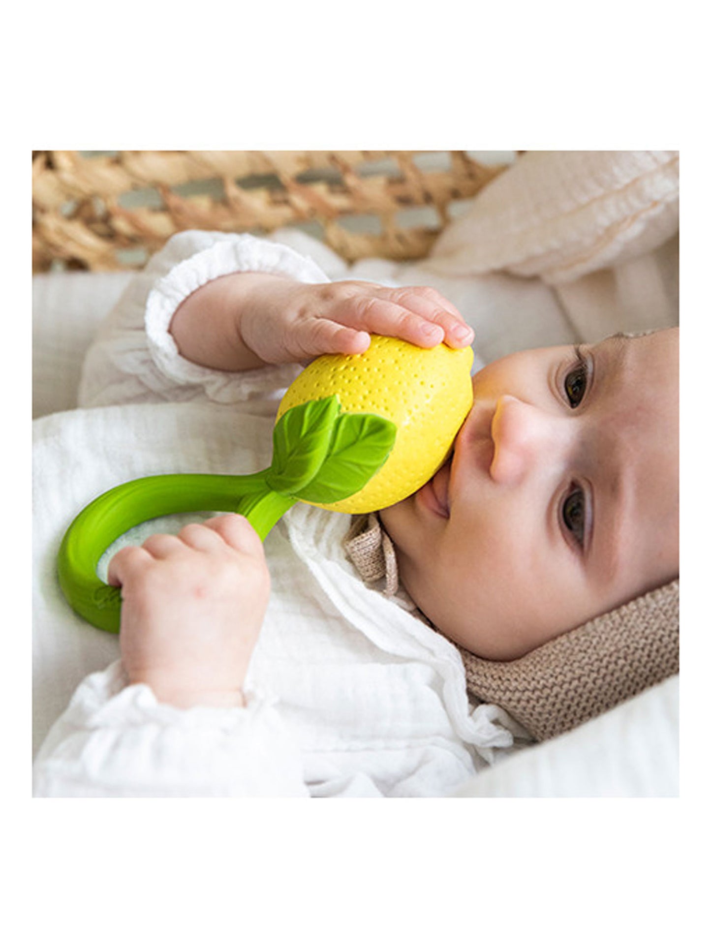 Lemon Baby Rattle & Teether