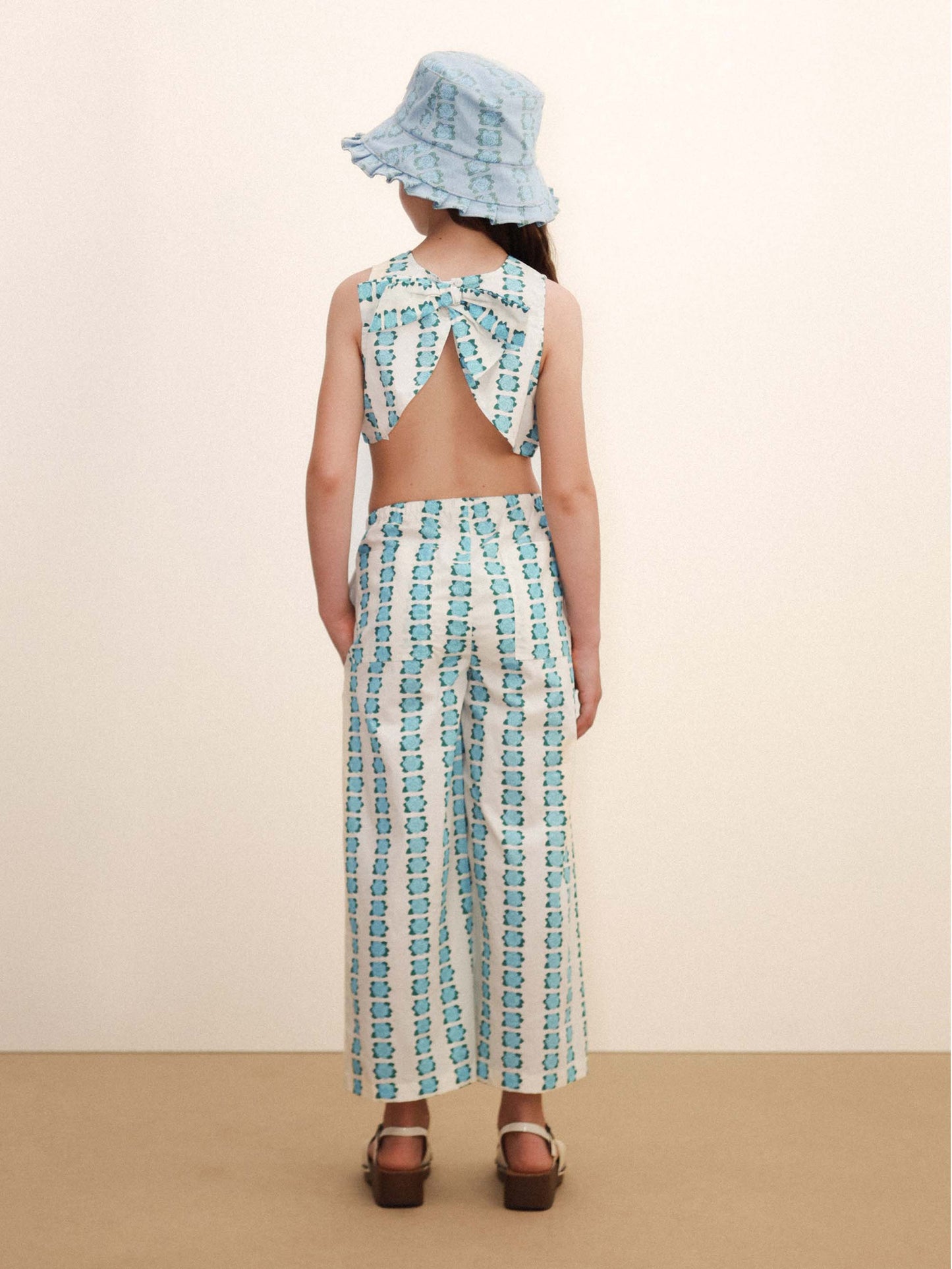 Blue Flowers Bucket Hat