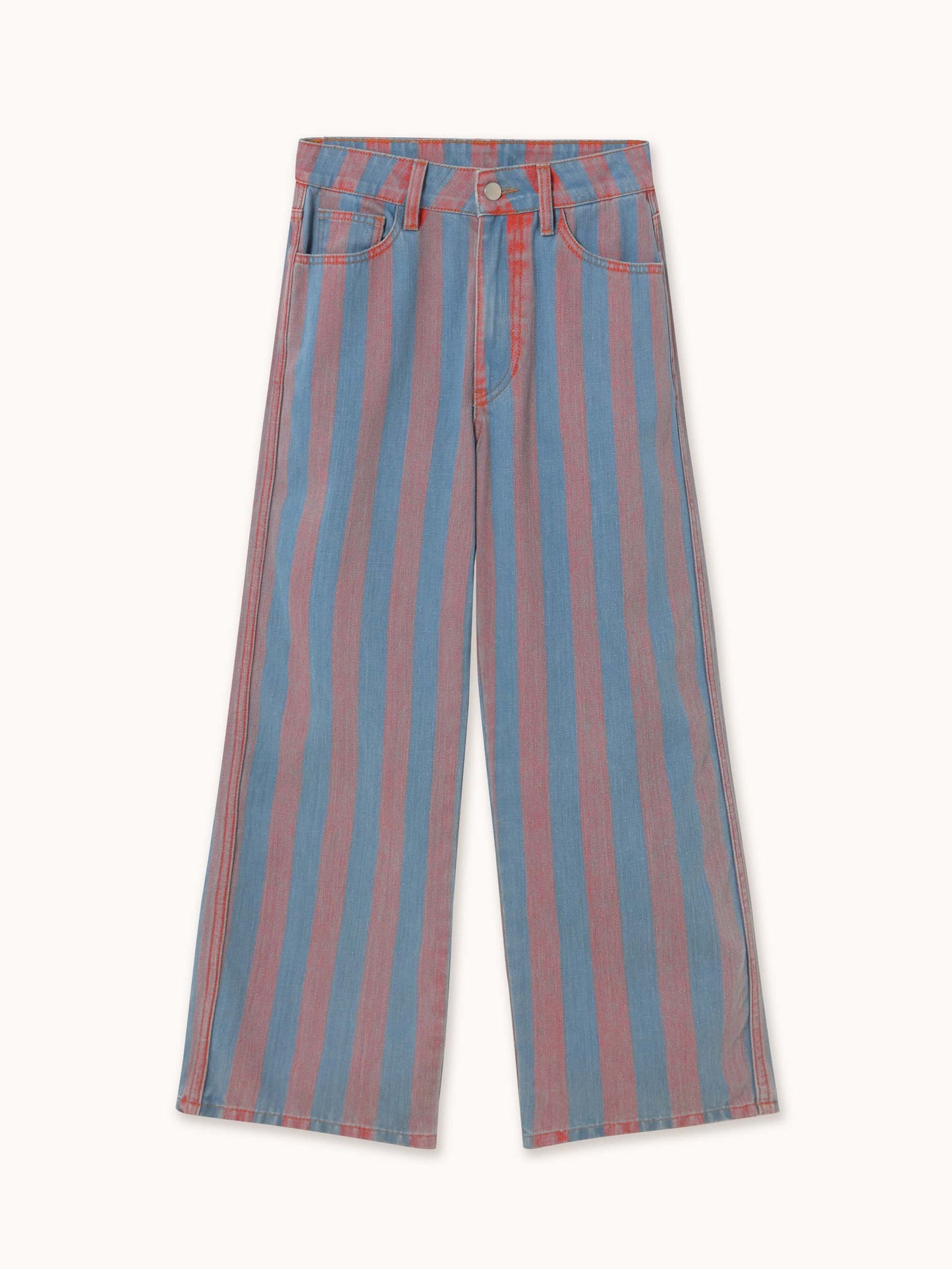 Maru Wide Stripes Denim Jeans