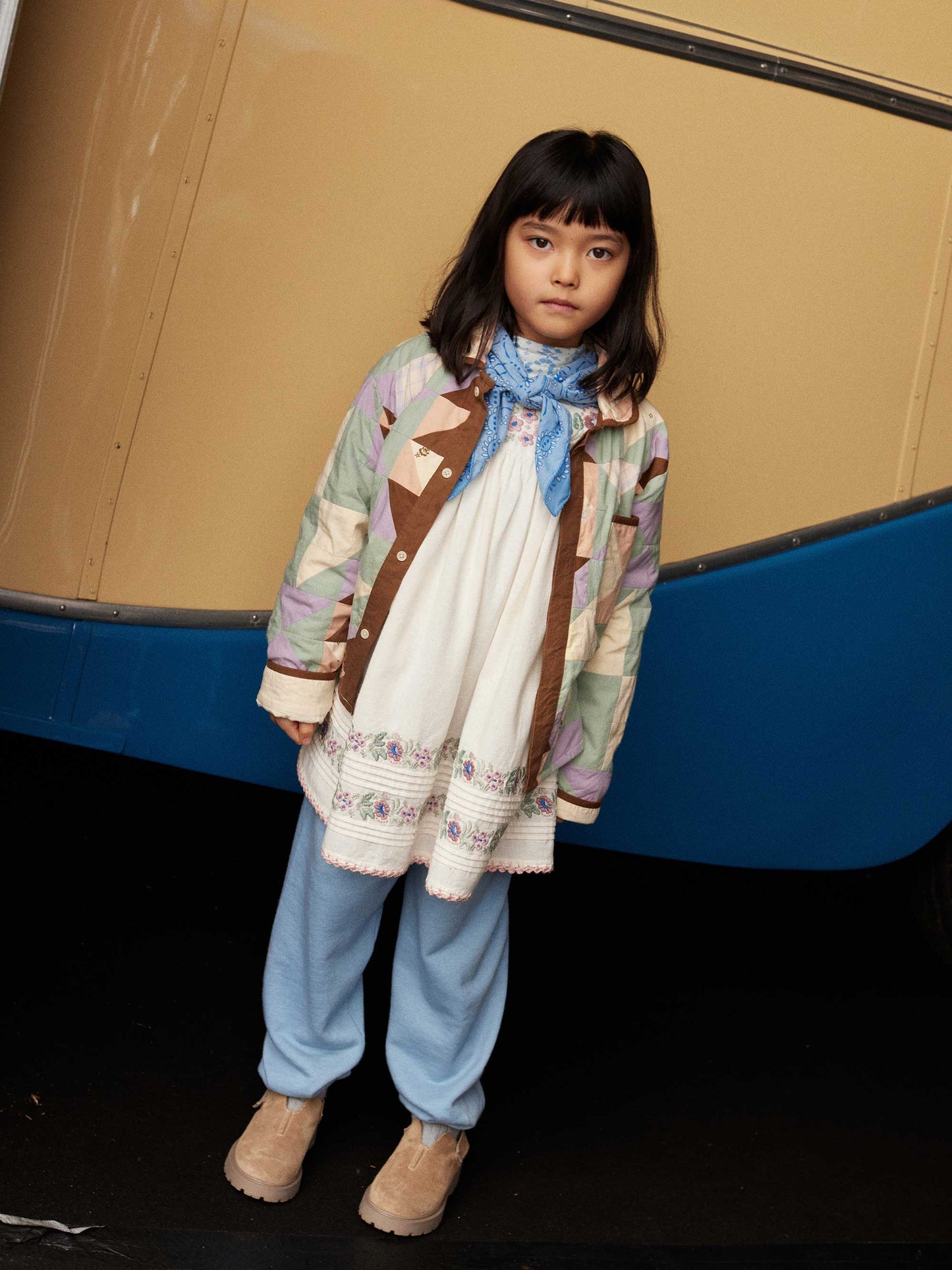 Stevie LS Dress - Milk-Cream