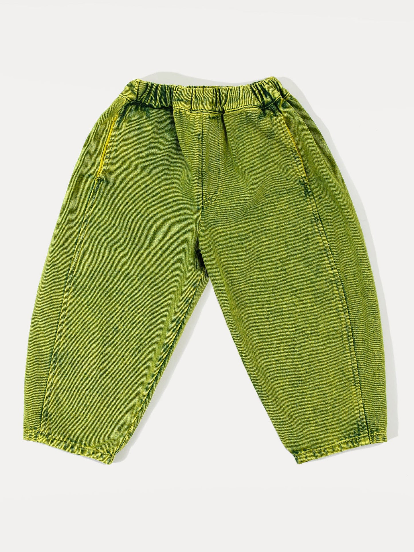 Green Overdye Denim Manu Trousers