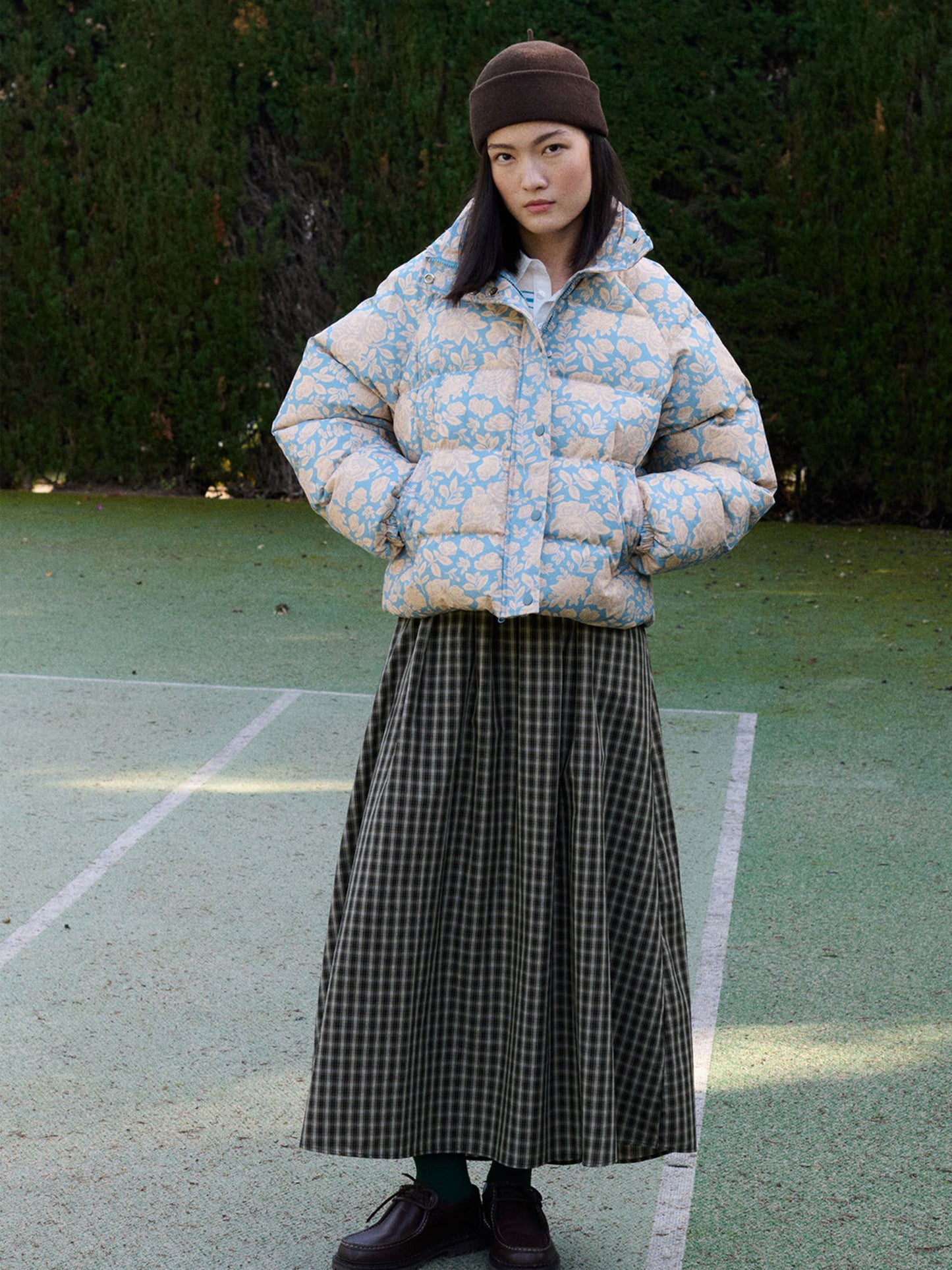 Winter Roses Short Jacket