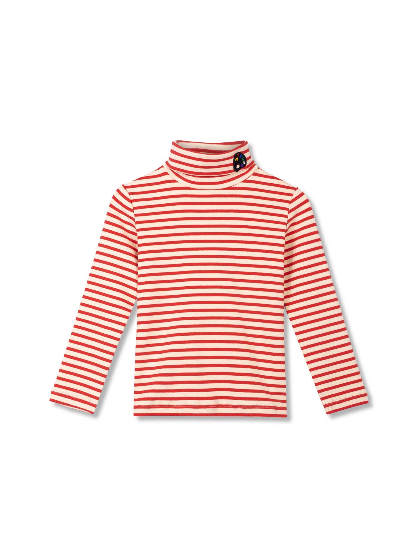 Red Stripe Soft Roll Neck