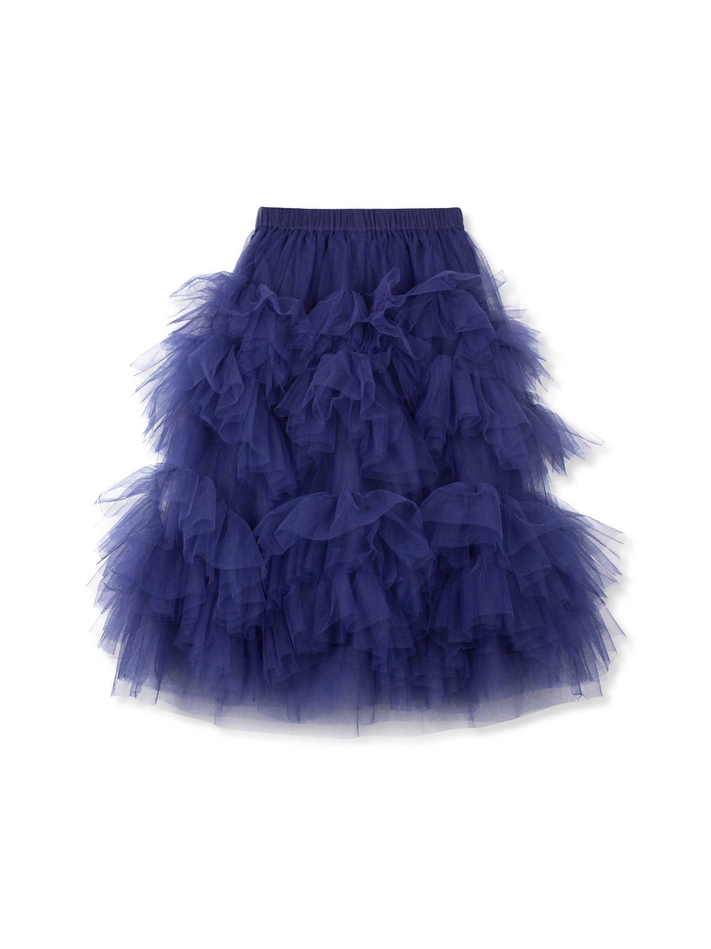 Ultramarine Long Tux Tulle Skirt