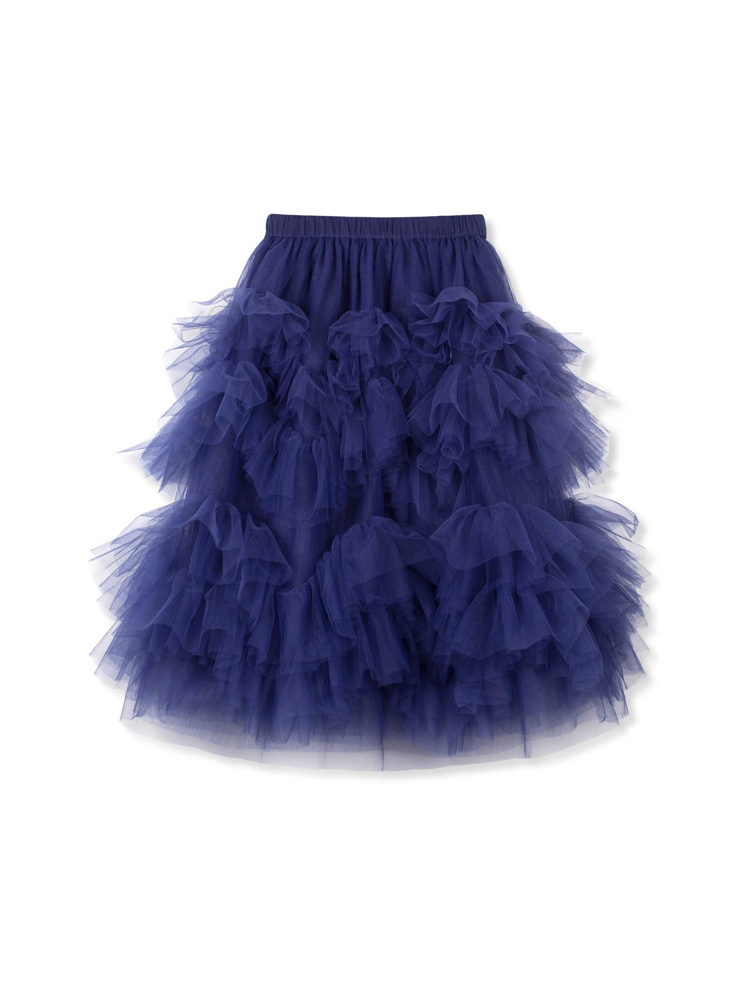Ultramarine Long Tux Tulle Skirt