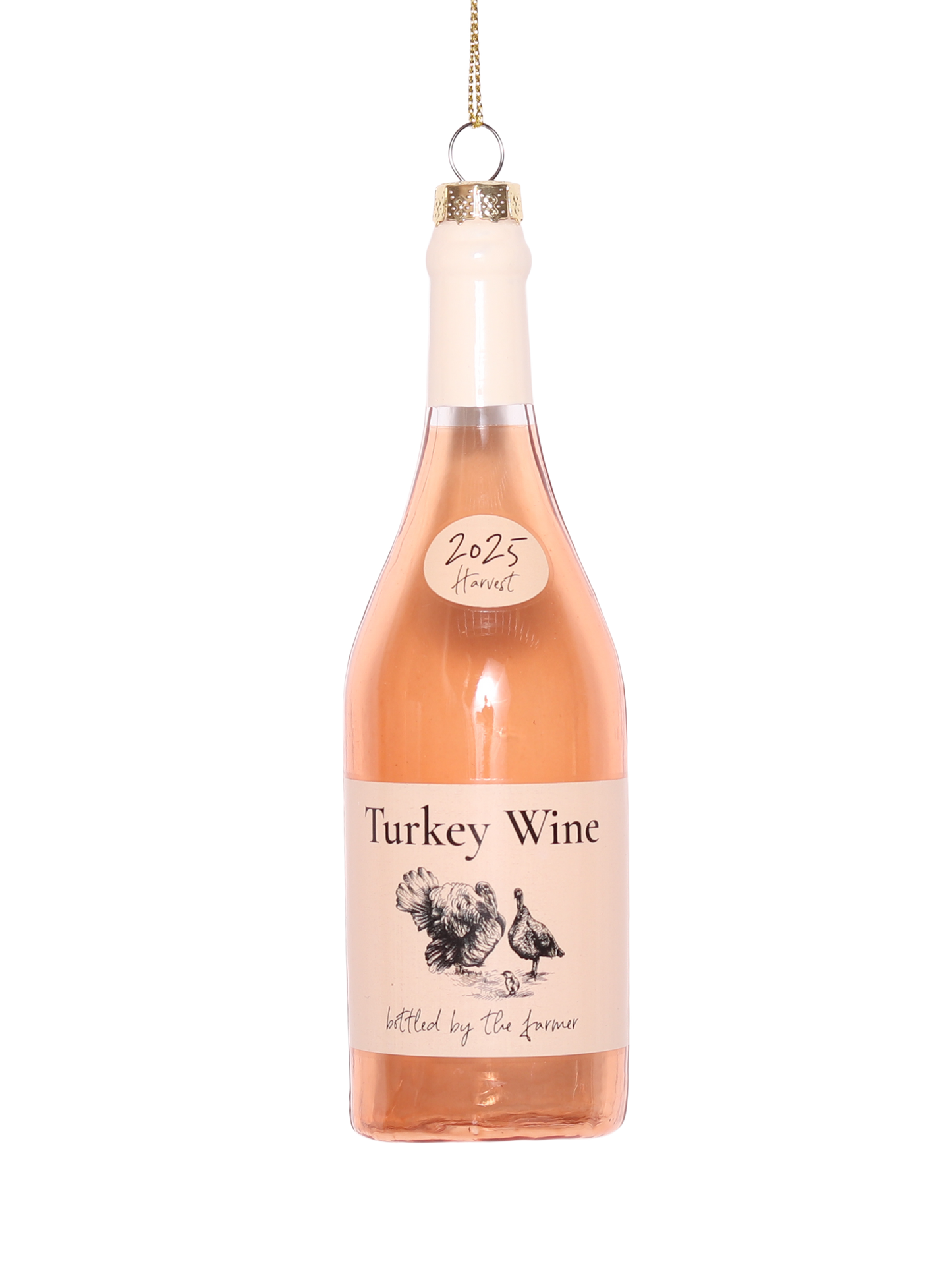 Turkey Wine Glass Decoration