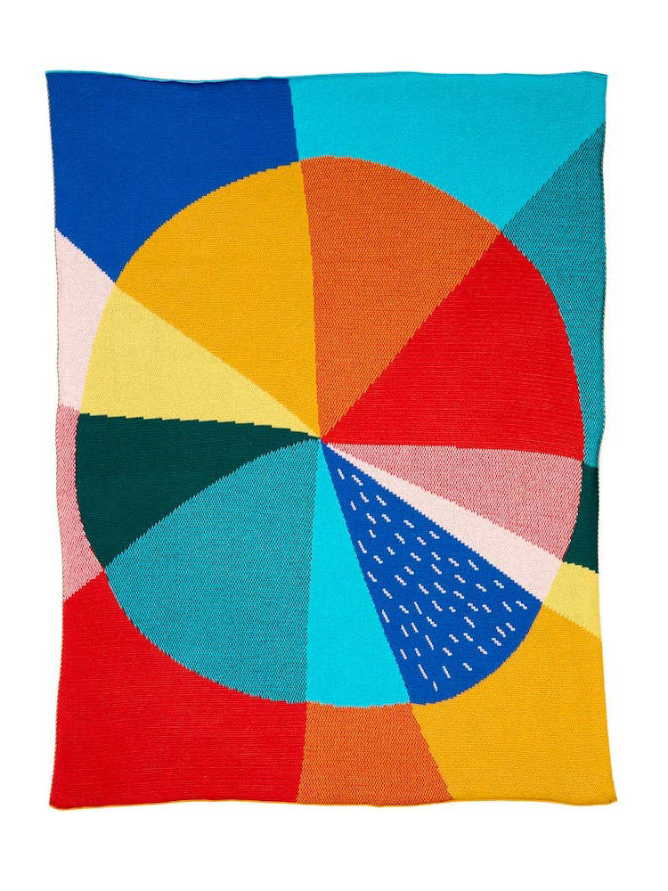 Pie Chart Cotton Mini Blanket