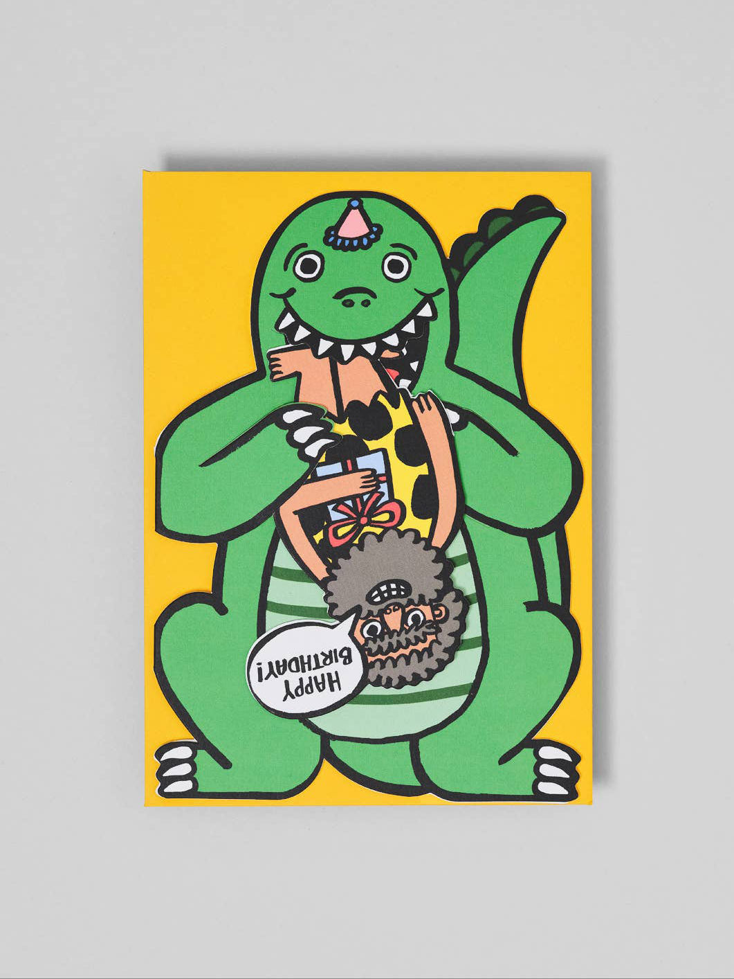 Dinosaur With Mini Card