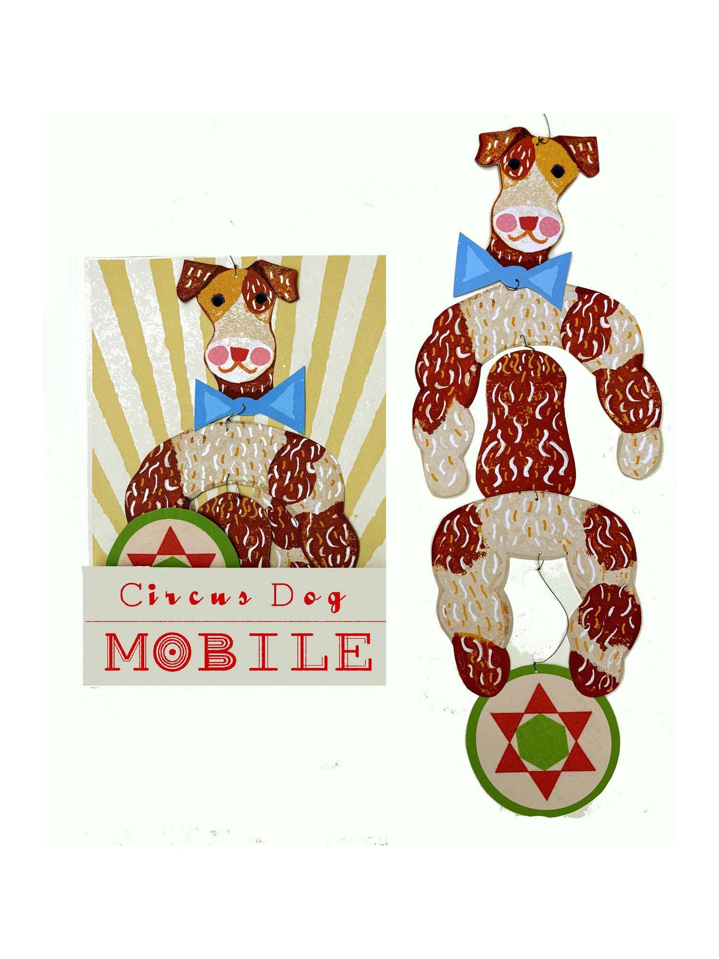 Nursery Circus Terrier Kinetic Mobile