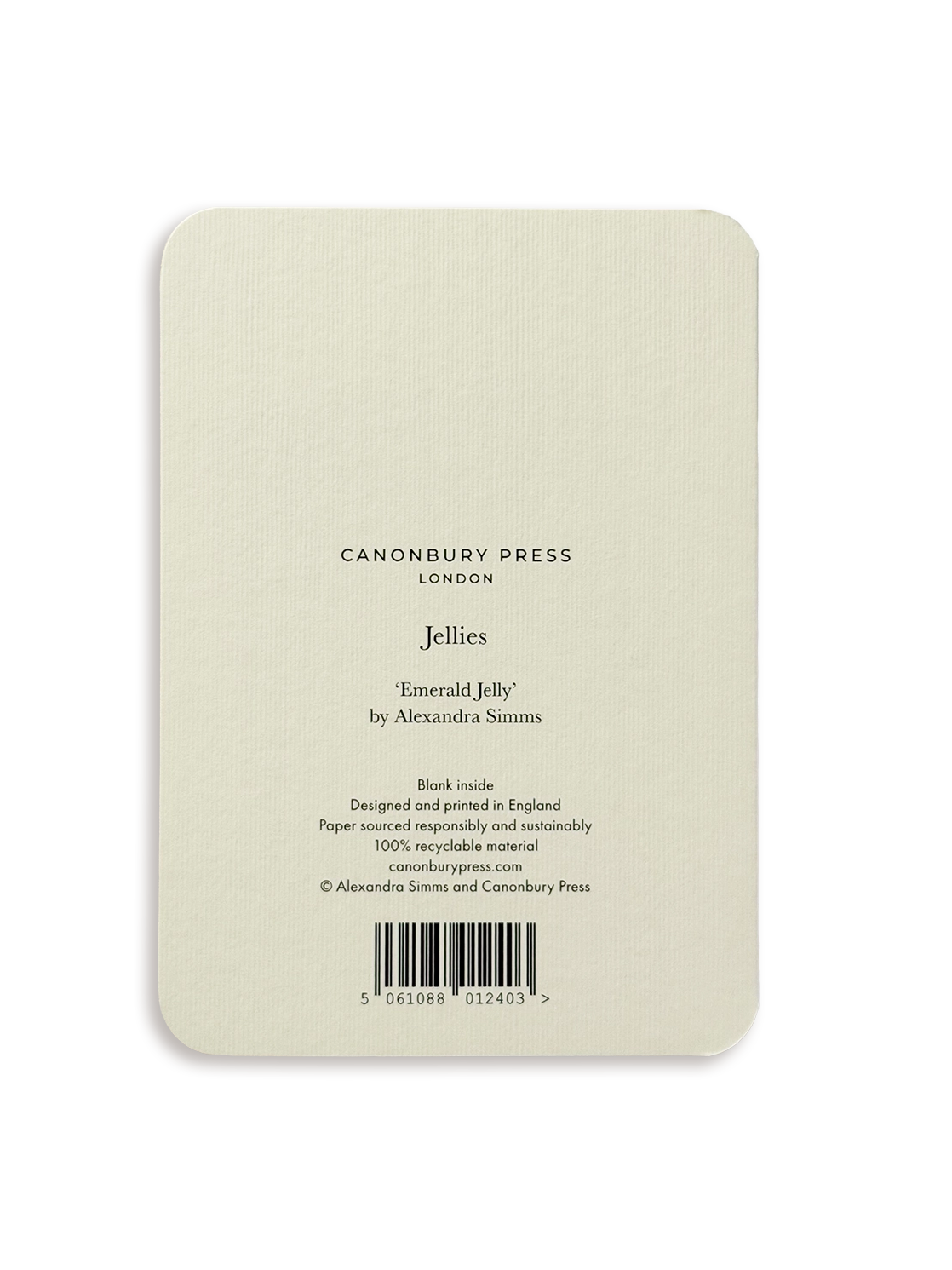 Emerald Jelly Greeting Card
